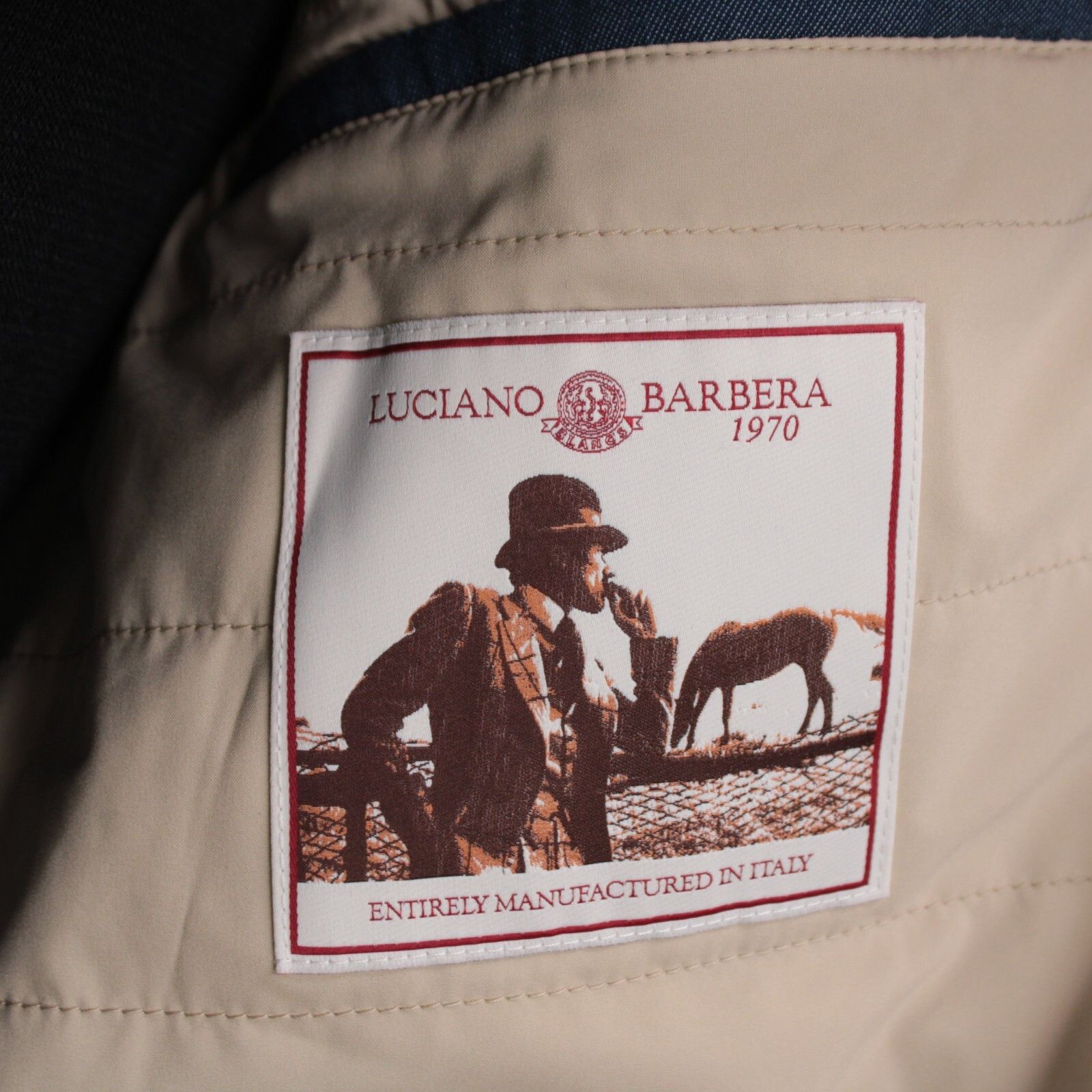 Luciano Barbera Luciano Barbera Jacket Size M US In Blue Cotton Blend Size US M / EU 48-50 / 2 - 8 Thumbnail