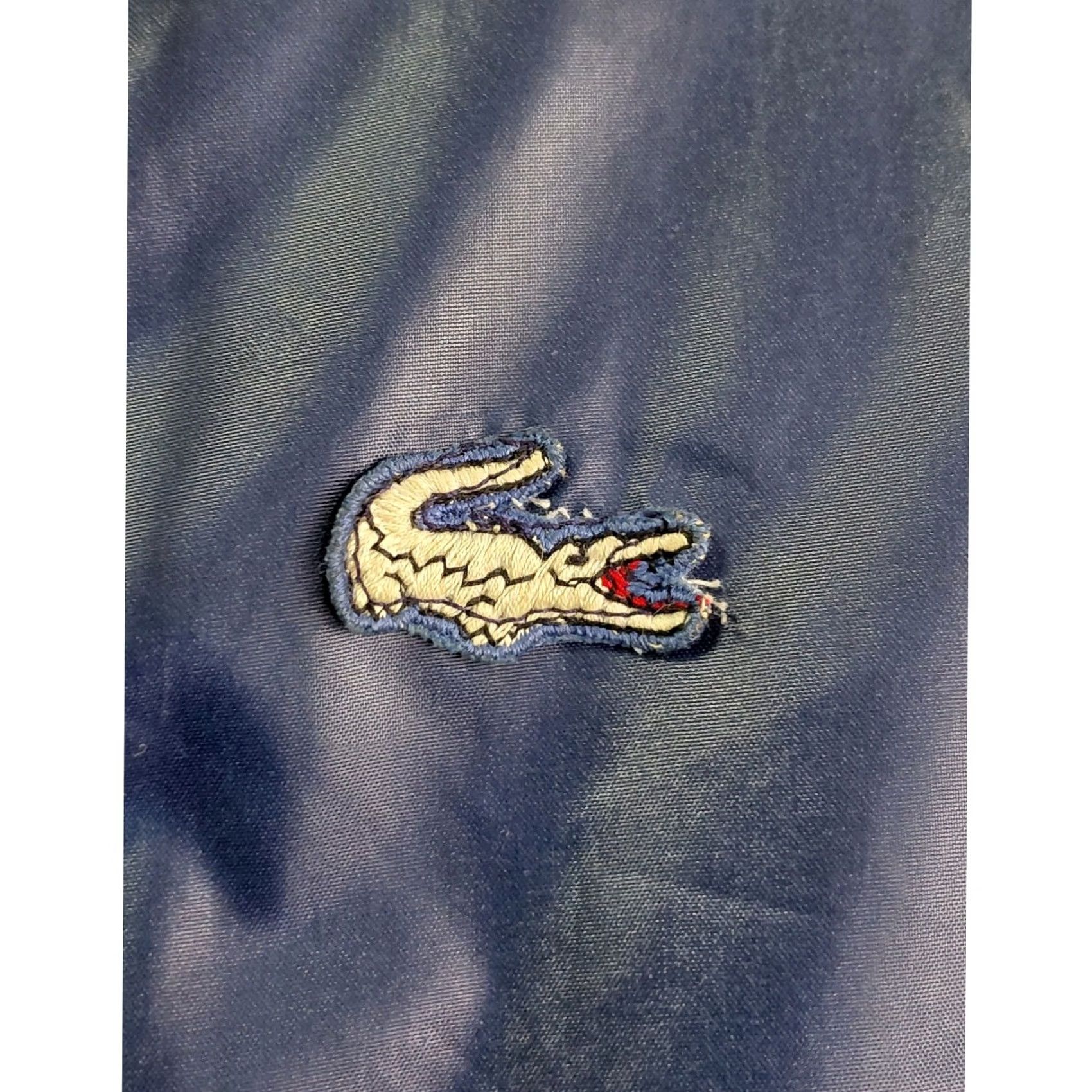 Lacoste Lacoste Blue Nylon Hooded Jacket Women S Long Sleeve Zip Windbreaker Rain Jacket Casual Size S / US 4 / IT 40 - 7 Thumbnail