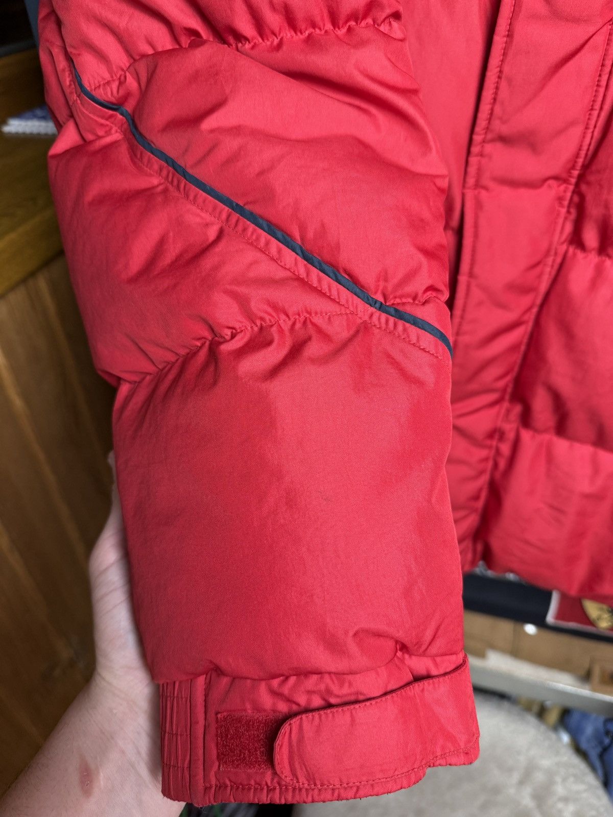 Nike × Vintage Vintage Y2k Nike Ski Puffer Jacket Medium Swoosh Size US M / EU 48-50 / 2 - 11 Thumbnail