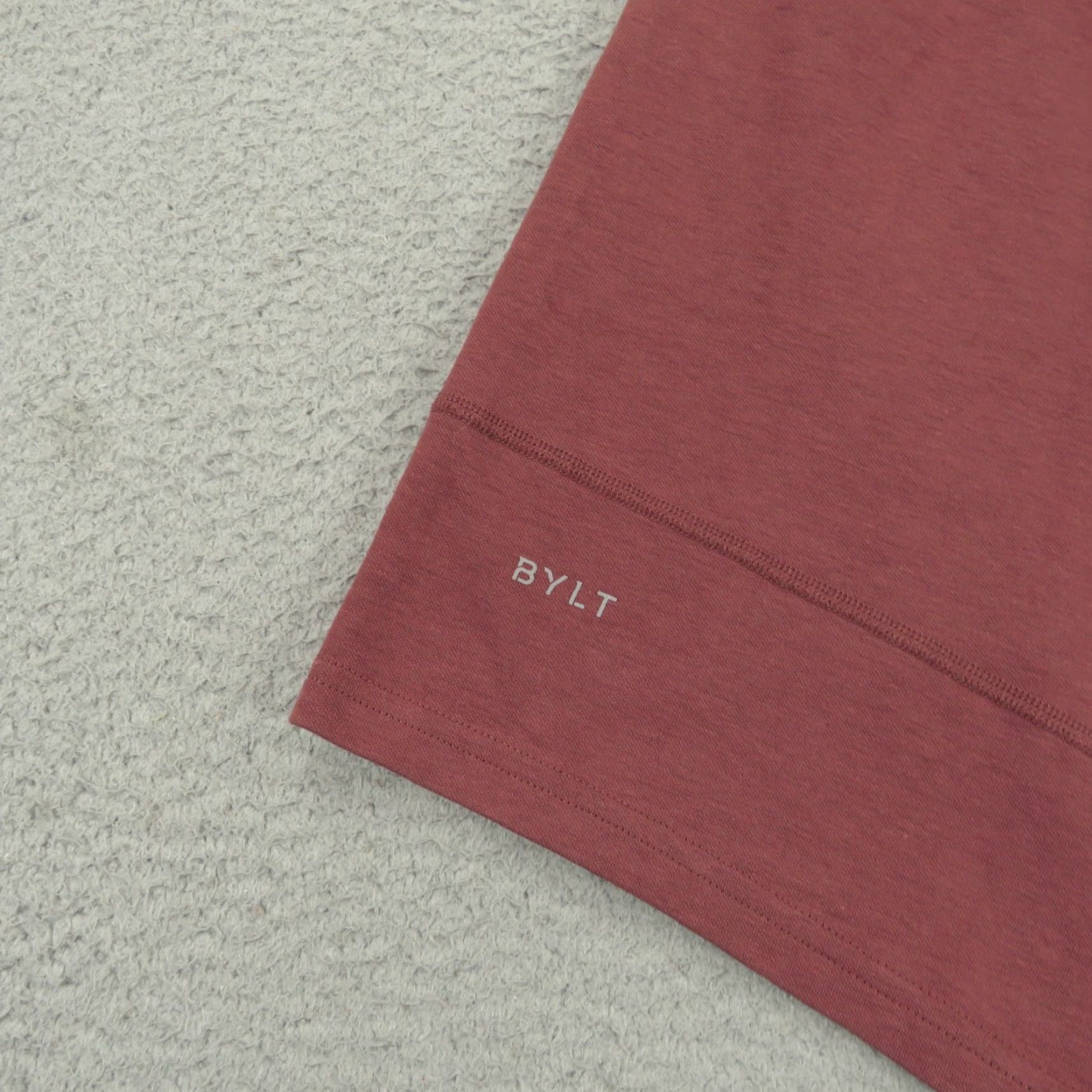 Vintage BYLT Shorts Men XXL Burgundy Premium Jogger Sweat 13" Training Shorts - 2XL, Red, Regular Size US 39 - 3 Thumbnail