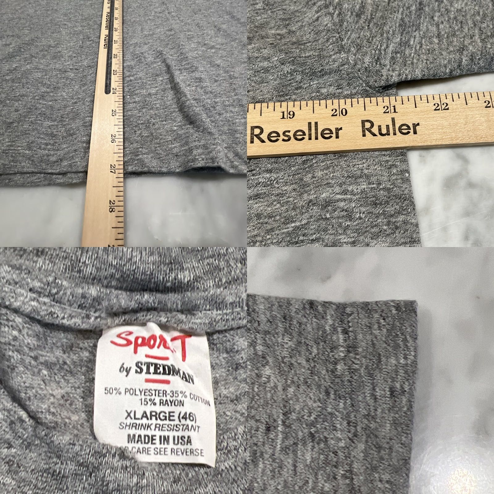 Vintage VINTAGE Bisbee Poetry Festival T Shirt XL Gray Short Sleeve Mens 1990s Bisbee The Town Too High To Care Sports-t By Stedman Graphic Tee Size US XL / EU 56 / 4 - 8 Thumbnail