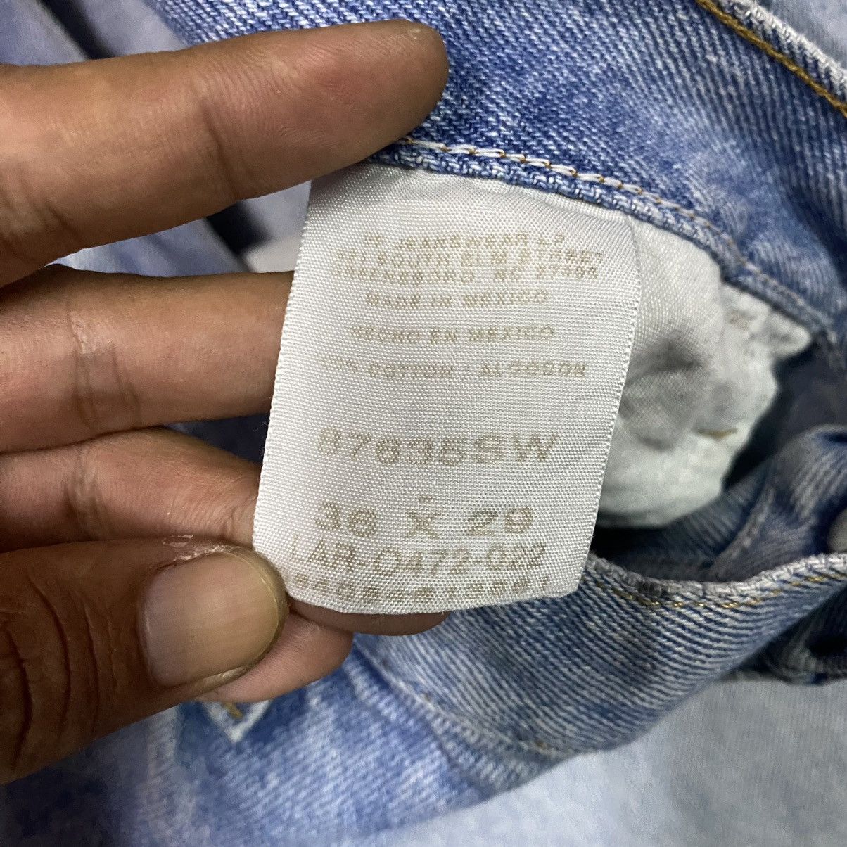 Jean × Vintage Vintage Lagendary Gold Light Washed Baggy Denim Jeans Size US 36 / EU 52 - 6 Thumbnail