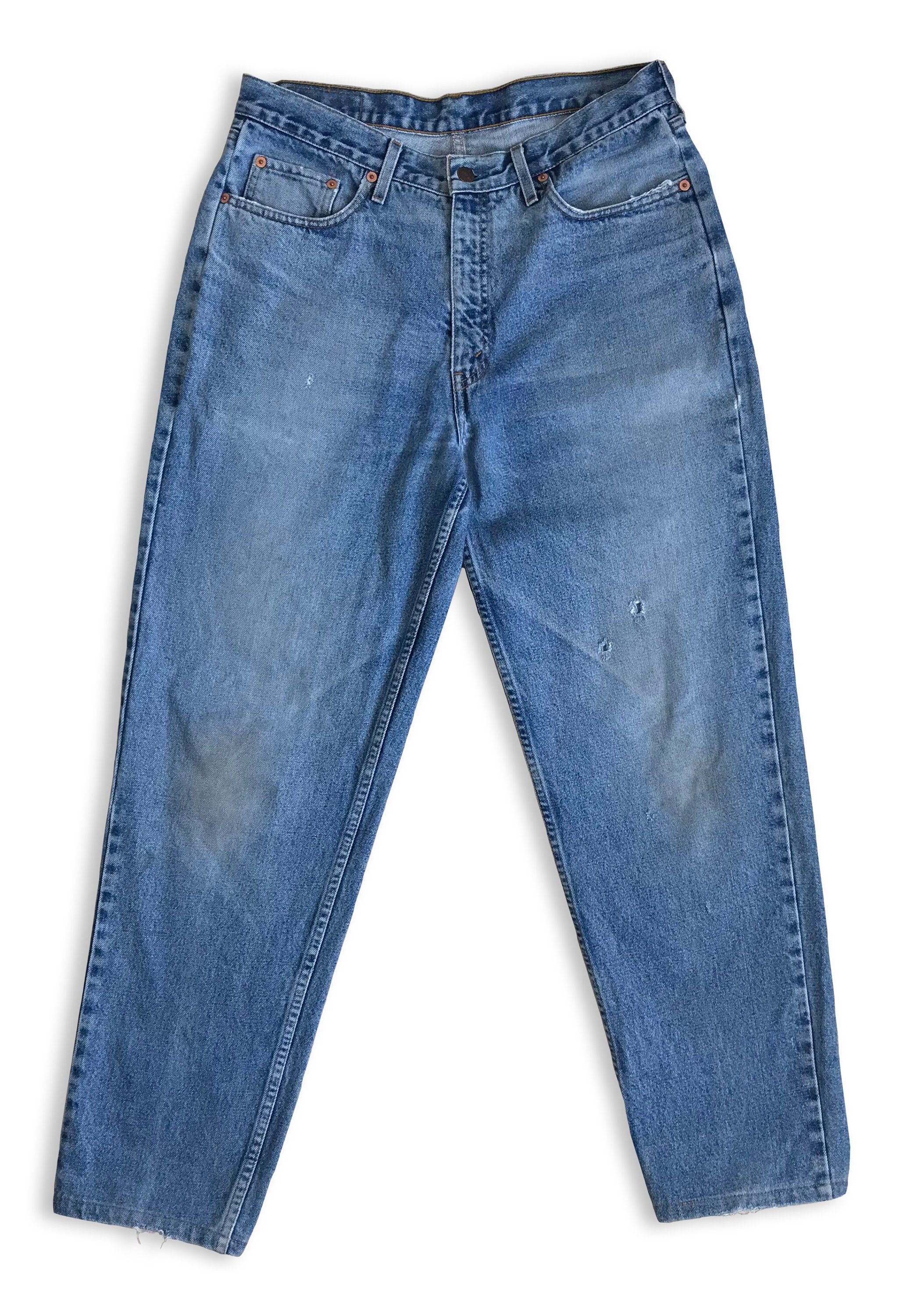 Levi's Vintage 90s LEVIS 626 Jeans Distressed Orange tab W36 L34 Size US 36 / EU 52 - 3 Thumbnail