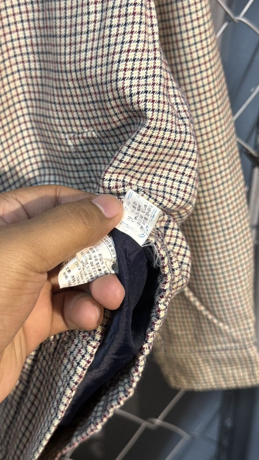 Yves Saint Laurent VINTAGE YVES SAINT LAURENT (YSL) JACKET CHECKERED PATTERN Size US M / EU 48-50 / 2 - 12 Thumbnail