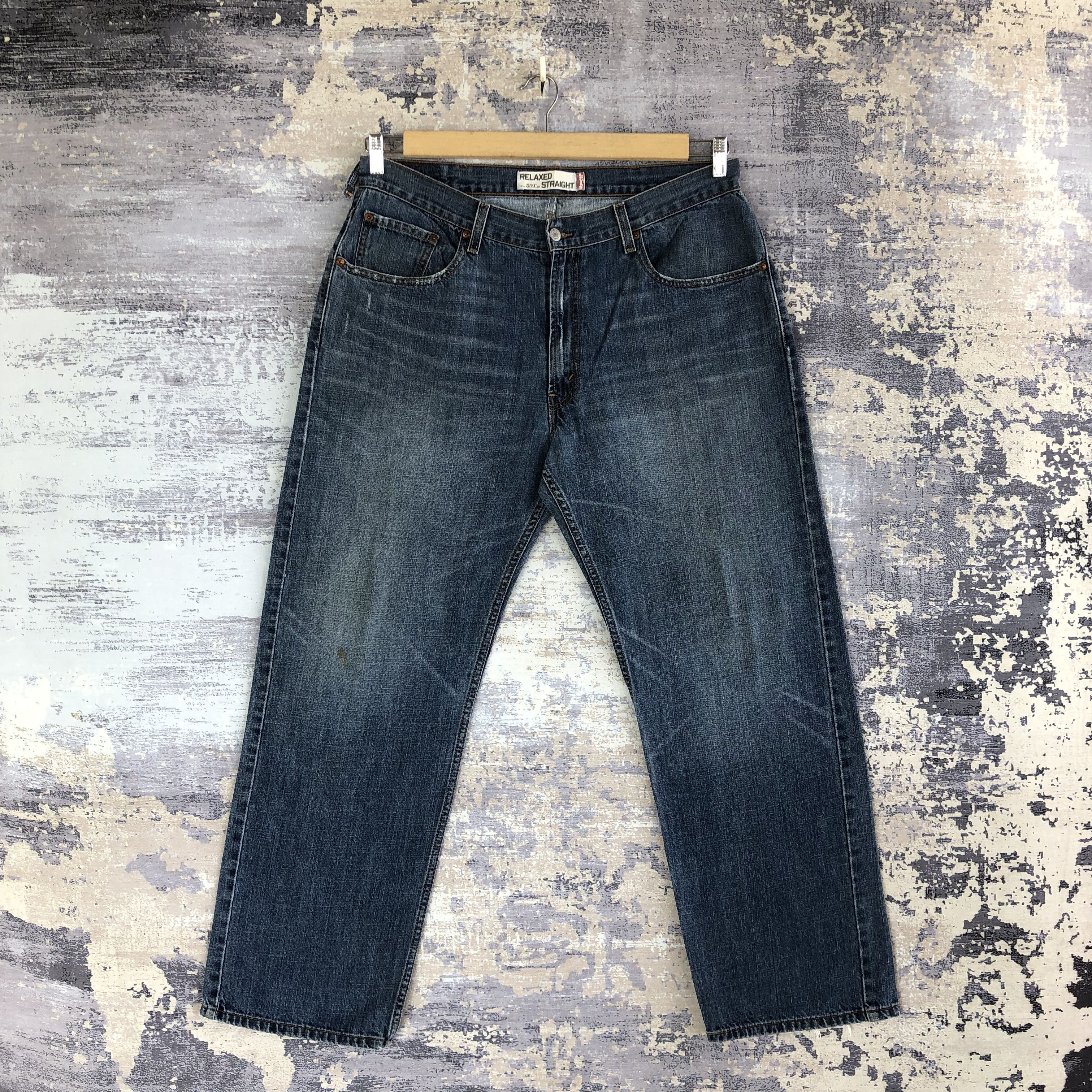 Jean Vintage 1990s Levis Faded Jeans Levi's Baggy Denim Pants Size US 36 / EU 52 - 1 Thumbnail