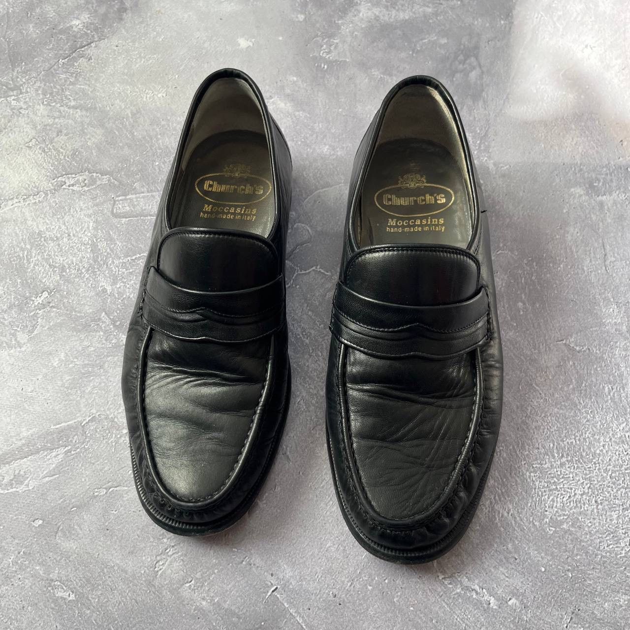 Church's Church's Moccassins Leather Penny Strap Men's Dress Loafers Size US 7.5 / EU 40-41 - 2 Thumbnail