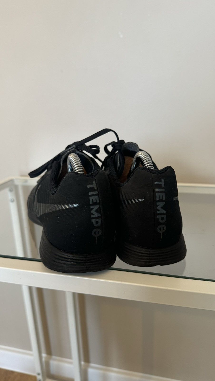Nike Nike Tiempo black football shoes rare Size US 8 / EU 41 - 4 Thumbnail