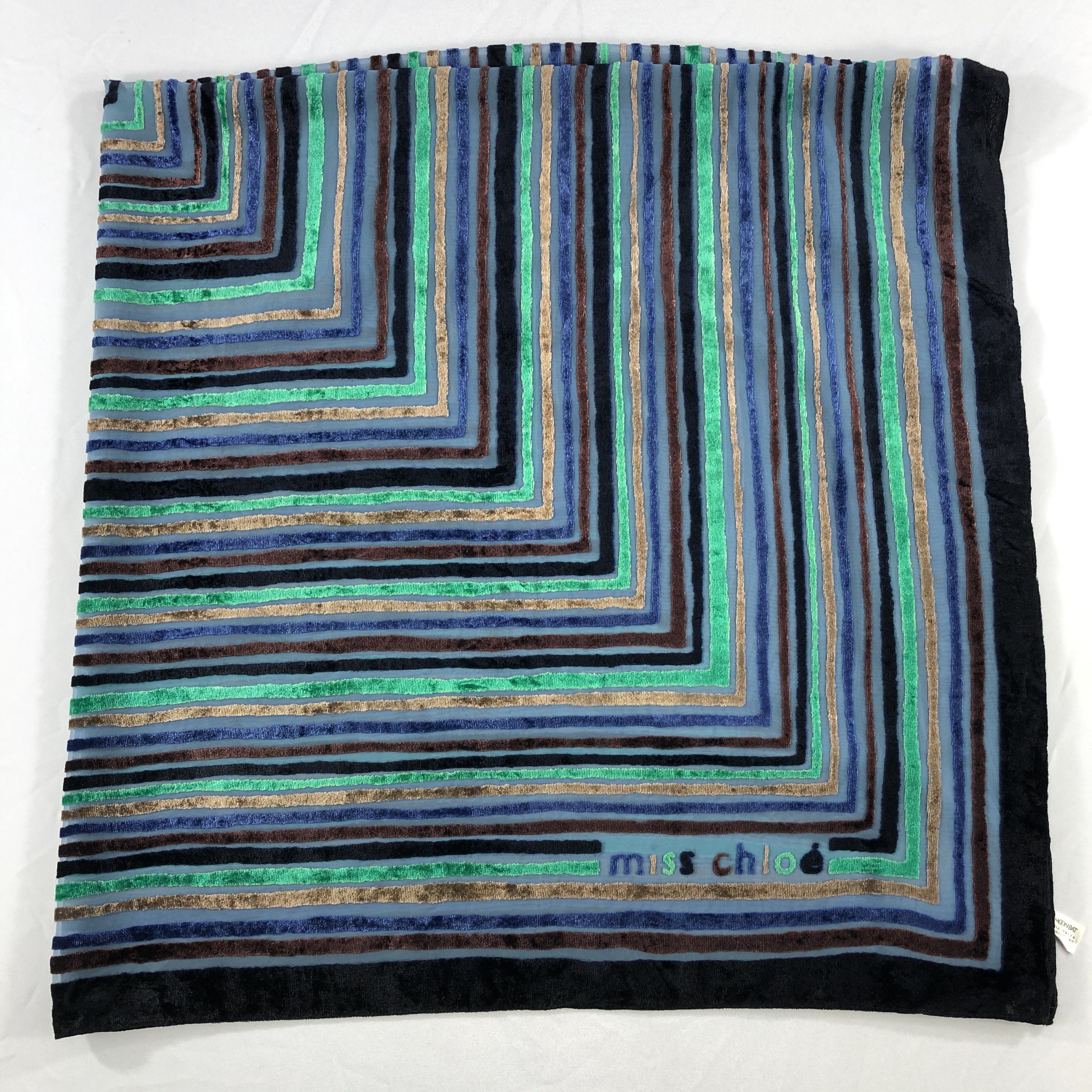 Chloe Vintage Miss Chloe Silk Scarf Size ONE SIZE - 2 Thumbnail