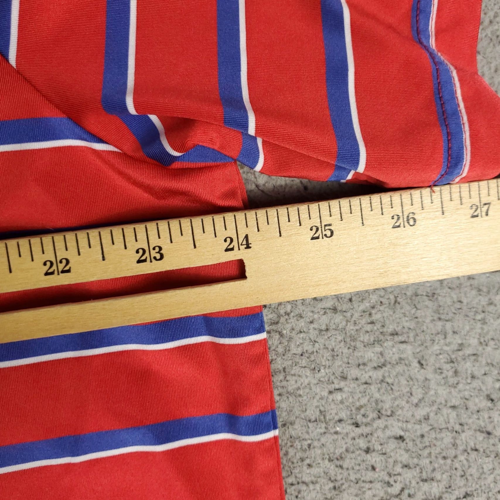 Ralph Lauren RLX Ralph Lauren Polo Shirt Mens XL Red Striped Short Sleeve Polo Shirt XL Mens Red RLX Golf Casual Size US XL / EU 56 / 4 - 5 Thumbnail