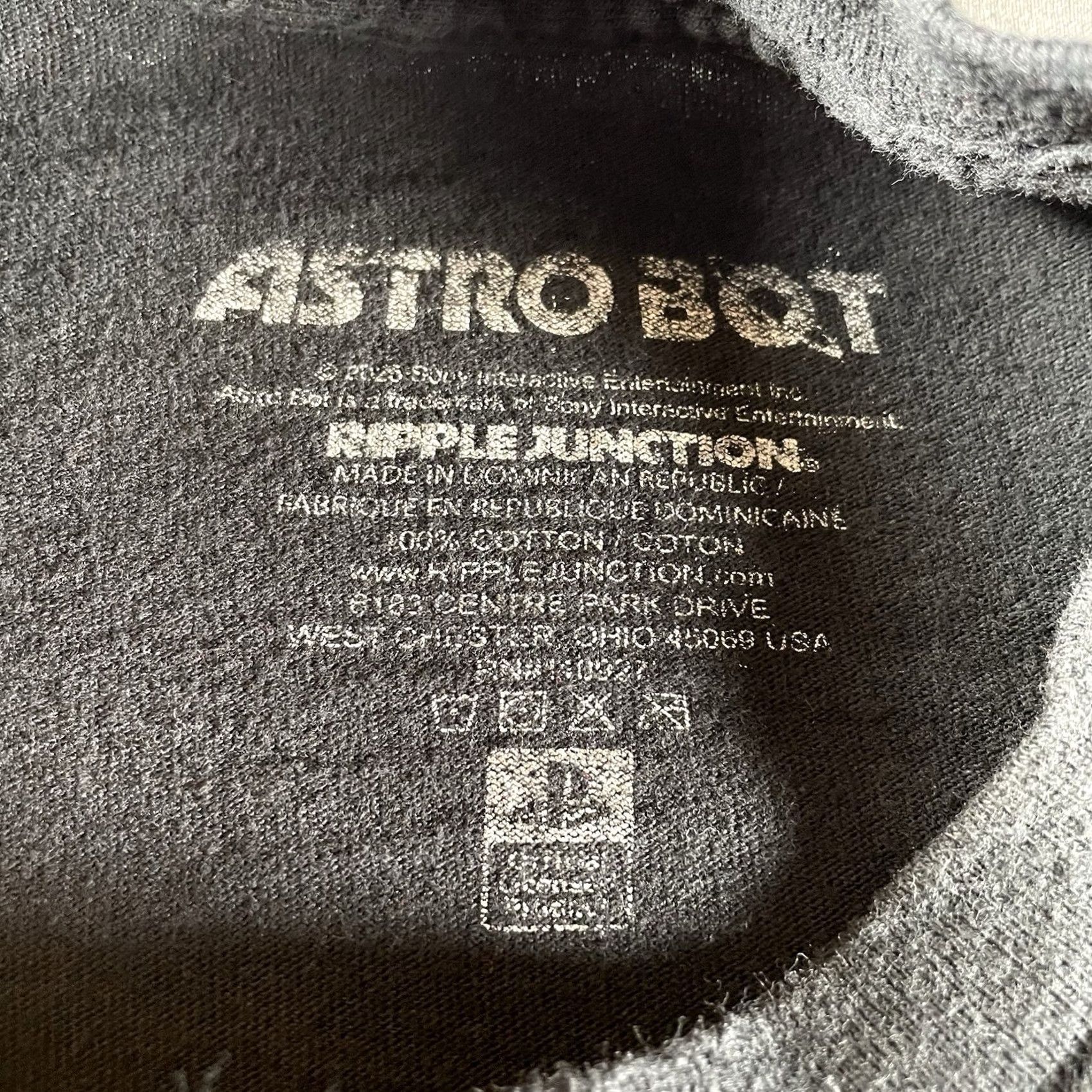 Ripple Junction Nike Shirt Men XL Astro Bot PlayStation 5 Video Game Graphic Print Cir Black Short Sleeve Round Neck Rippl Junction His Men Size US XL / EU 56 / 4 - 3 Thumbnail