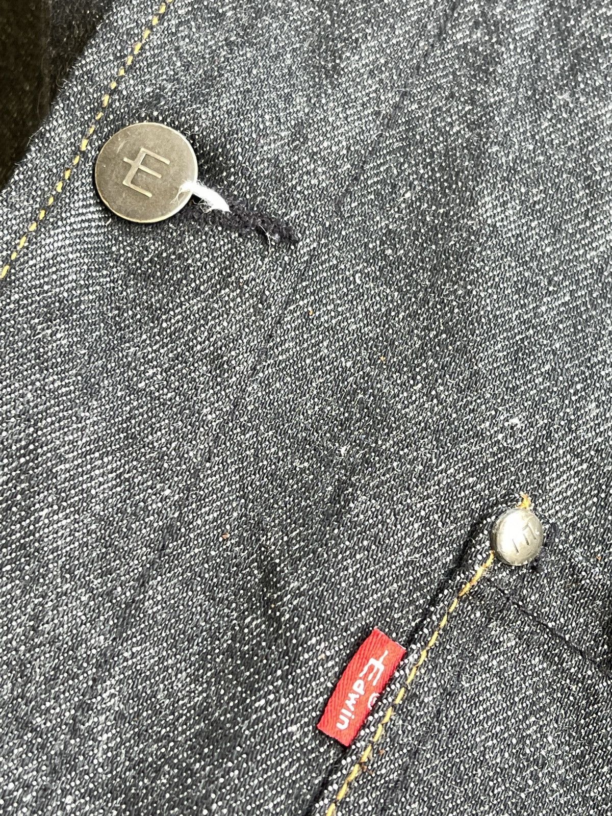 Japanese Brand Vintage Edwin Function Raw Denim Jacket Size US M / EU 48-50 / 2 - 9 Thumbnail