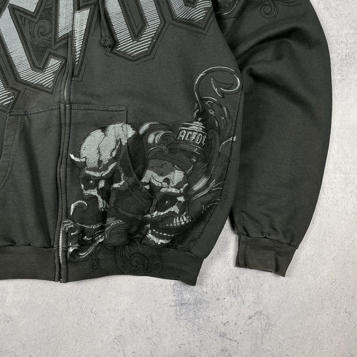 Band Tees Vintage AC DC affliction style y2k rock zip hoodie 90’s Size US L / EU 52-54 / 3 - 3 Thumbnail
