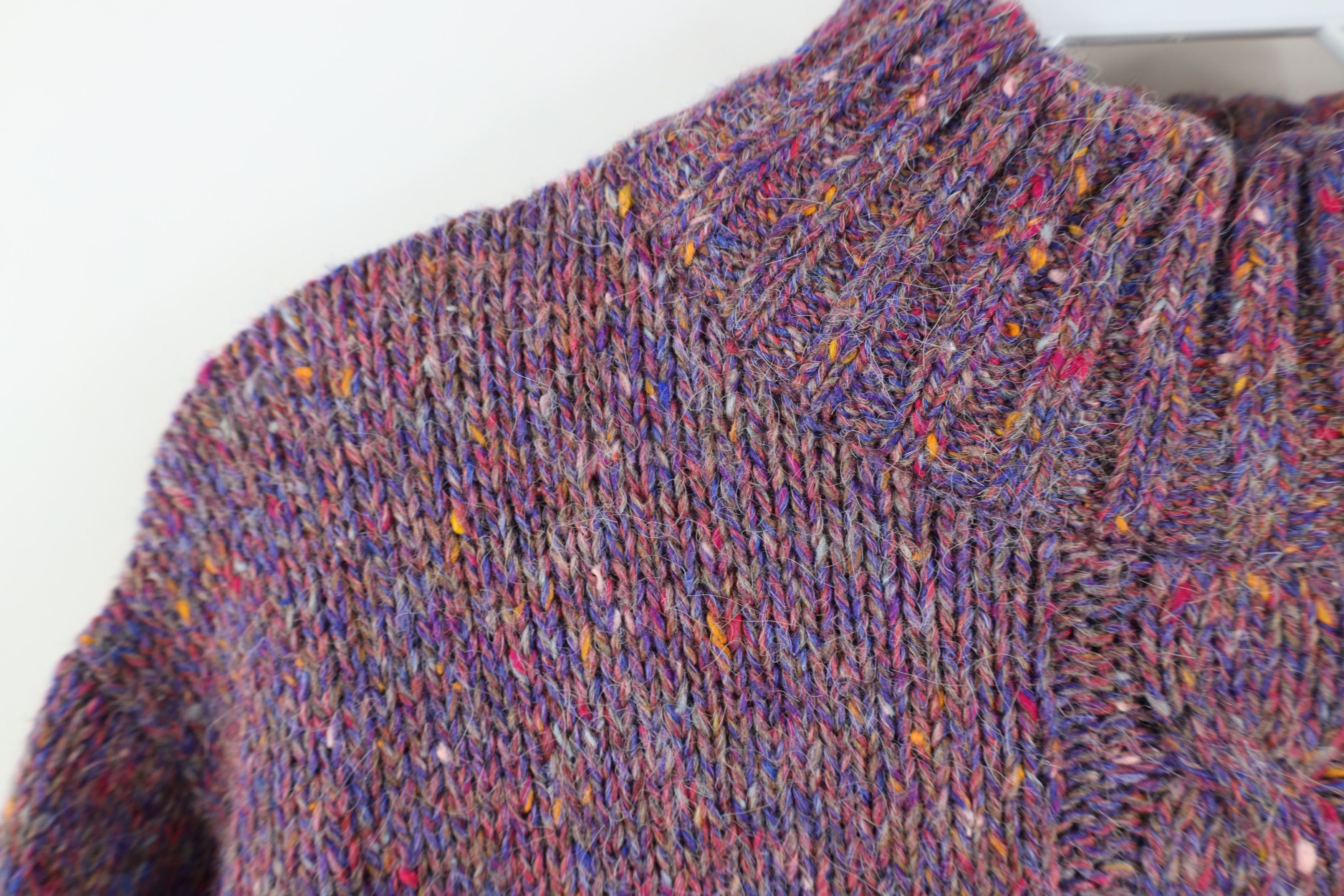 Vintage Vintage 90s Streetwear Wool Blend Knit Mock Neck Sweater Size M / US 6-8 / IT 42-44 - 5 Thumbnail