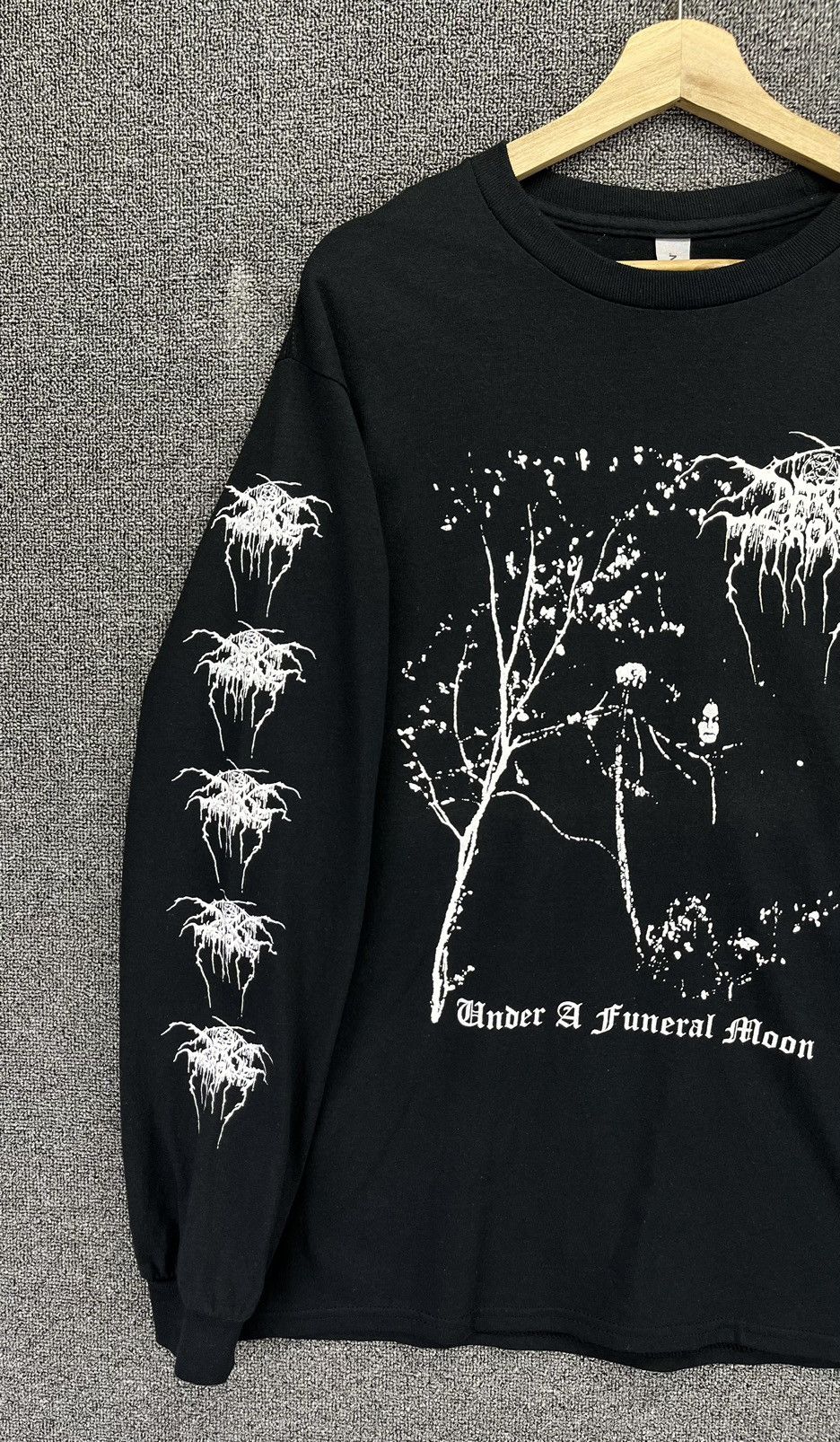 Band Tees Darkthrone Under A Funeral Moon Black Metal Band T Shirts Size US M / EU 48-50 / 2 - 3 Thumbnail