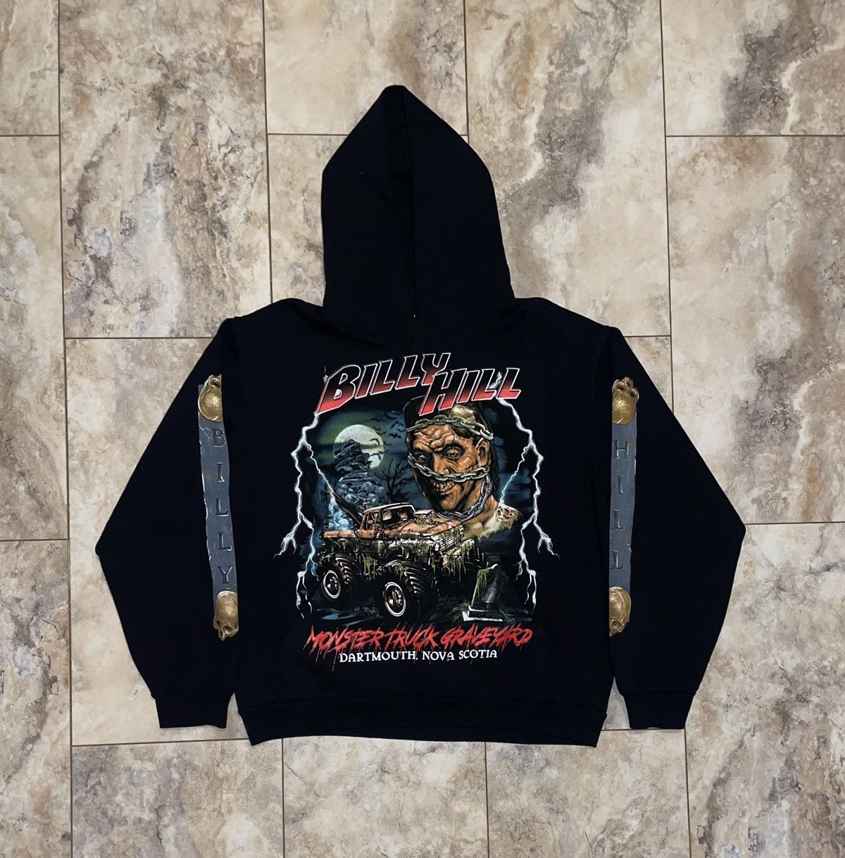 Billy Hill Billy Hill Monster Truck Graveyard Hoodie Size Large Size US L / EU 52-54 / 3 - 1 Thumbnail