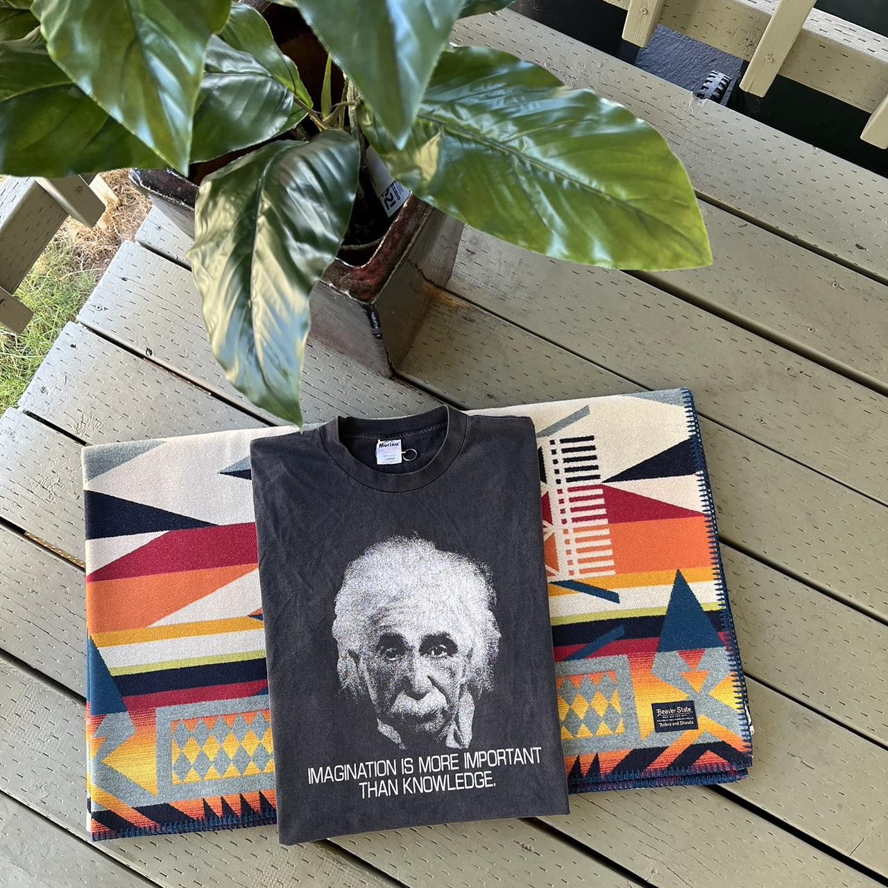Vintage Vintage Albert Einstein Art & Science Murina Tshirt Size US L / EU 52-54 / 3 - 5 Thumbnail
