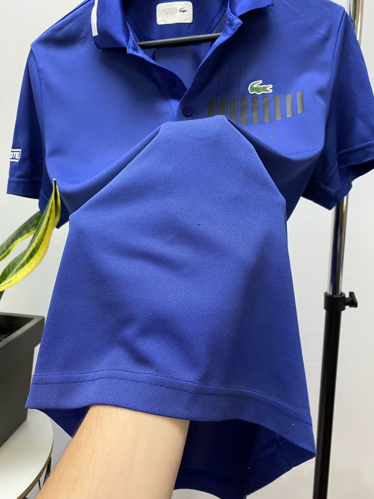 Lacoste Lacoste Sport Novak Djokovic Mens Tennis Polo Shirt BLACK Size US S / EU 44-46 / 1 - 4 Thumbnail