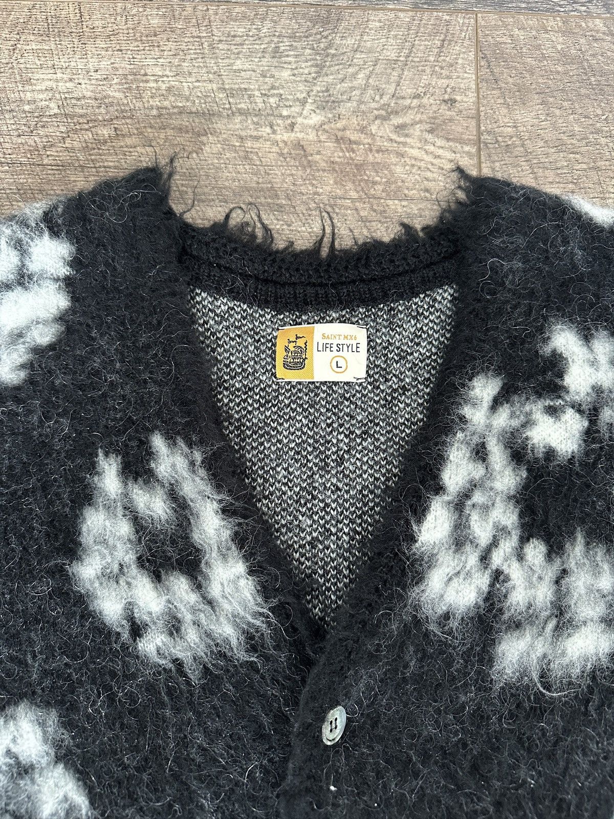 Saint Micheal denim tears cardigan