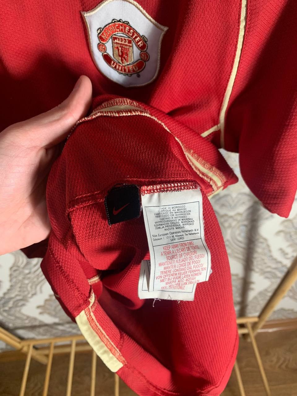 Nike VERY RARE NIKE FC MANCHESTER UNITED ENGLAND SOCCER JERSEY Size US M / EU 48-50 / 2 - 7 Thumbnail