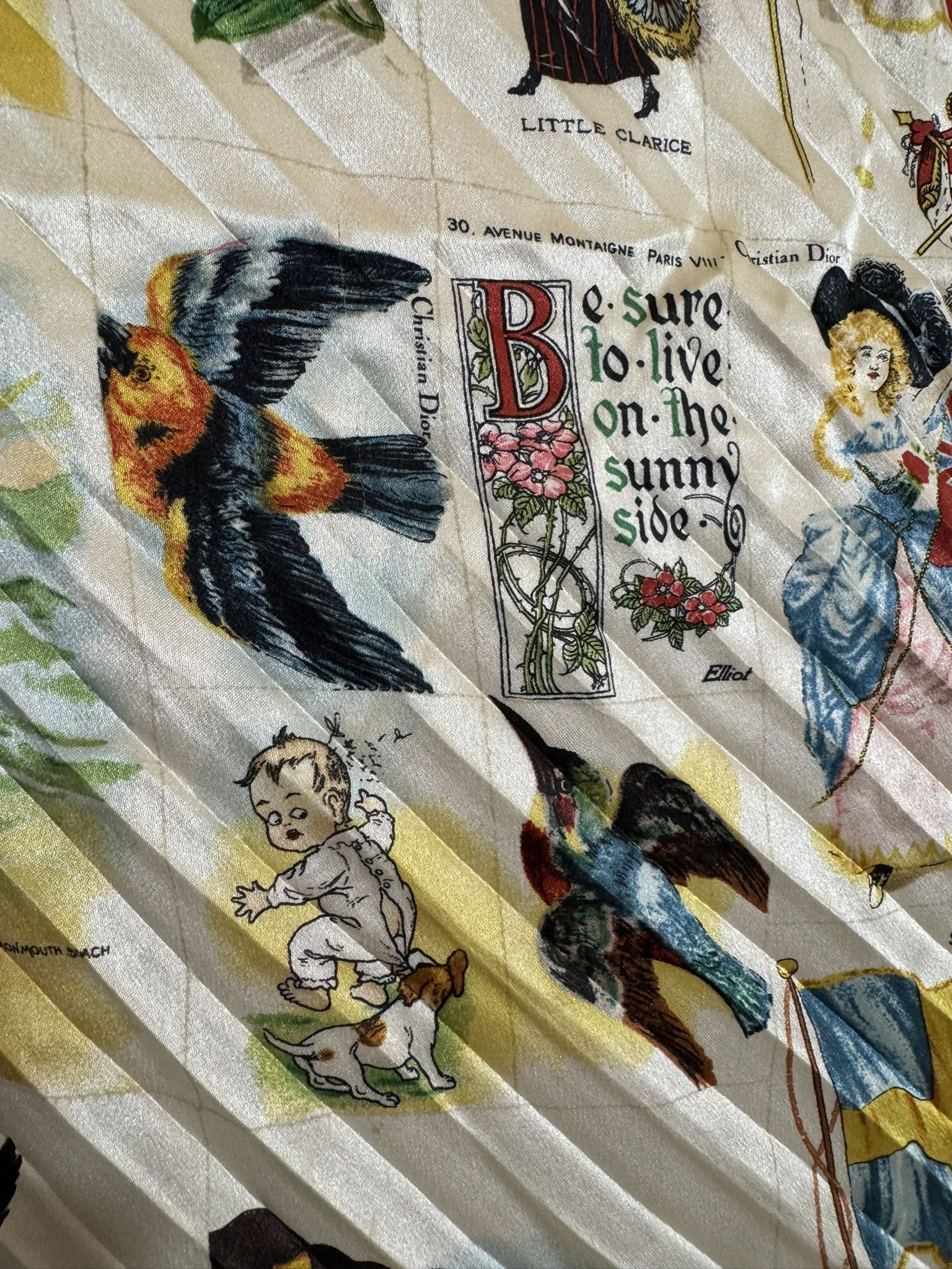 John Galliano CHRISTIAN DIOR by John Galliano Silk Scarf 26" S/S 2002 Size ONE SIZE - 6 Thumbnail