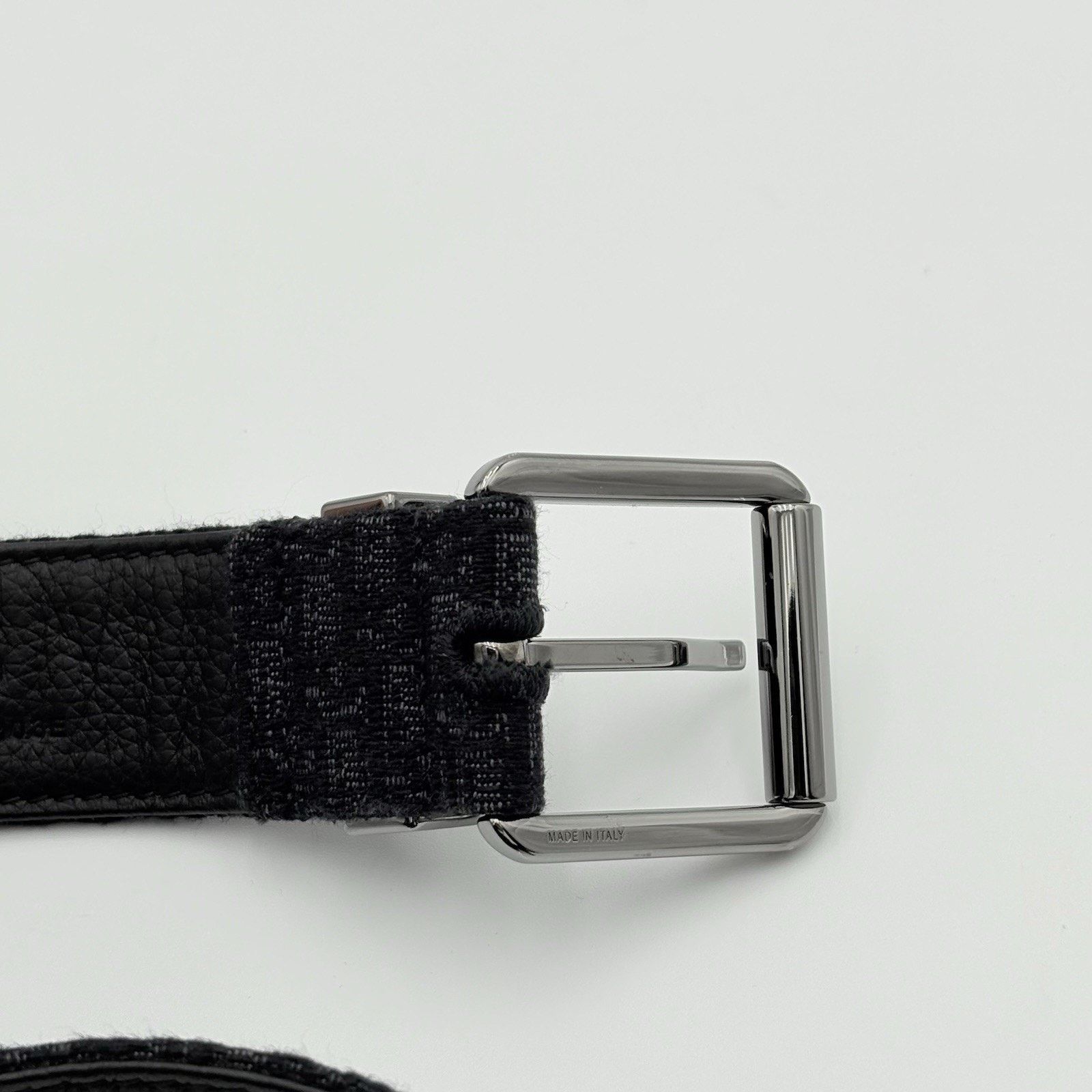 Dior Dior Micro Oblique Jacquard Belt ' Black ' | SUPER CLEAN! Size 40 - 3 Thumbnail