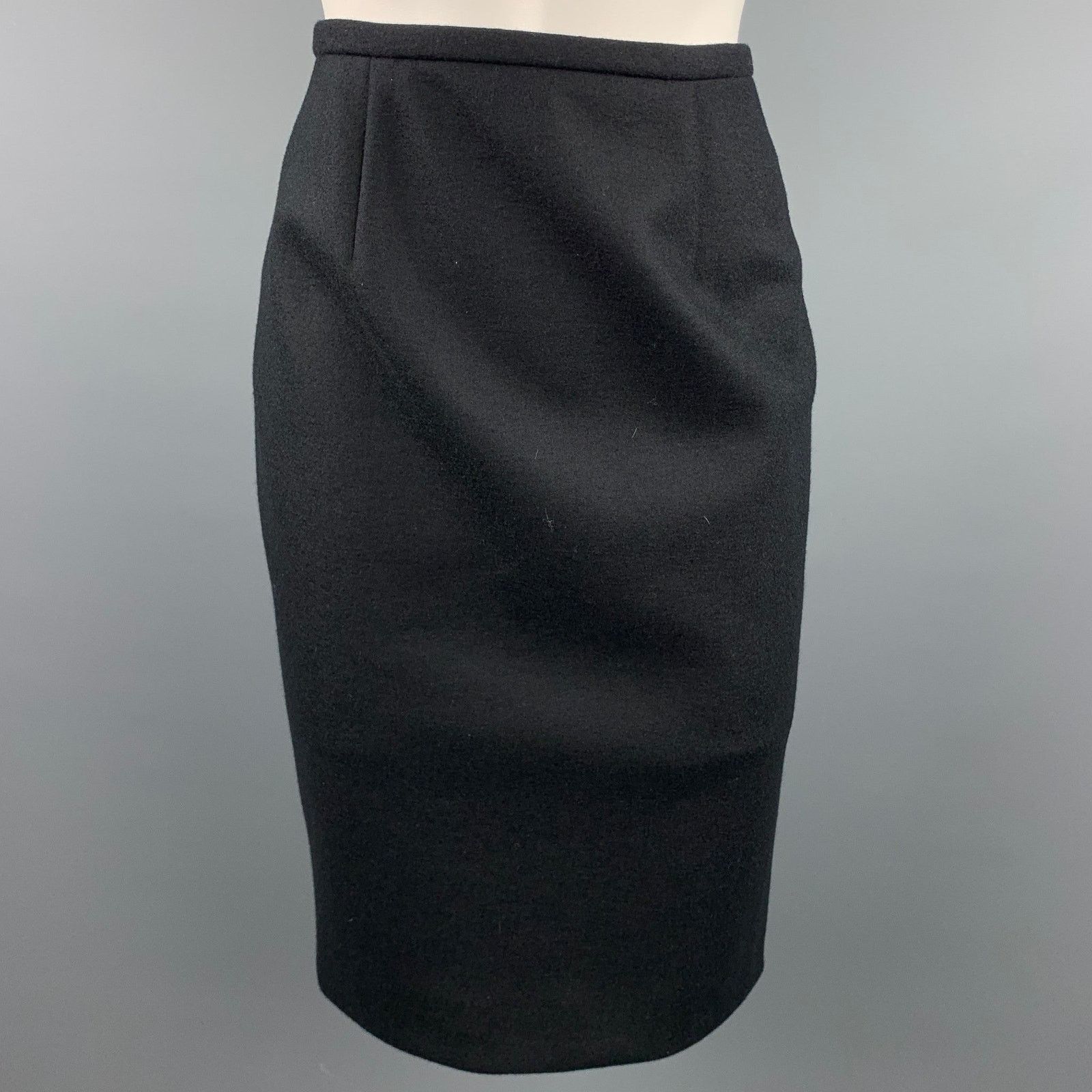 Other BARBARA TFANK Size 4 Black Pencil Skirt Size 27" / US 4 / IT 40 - 1 Thumbnail