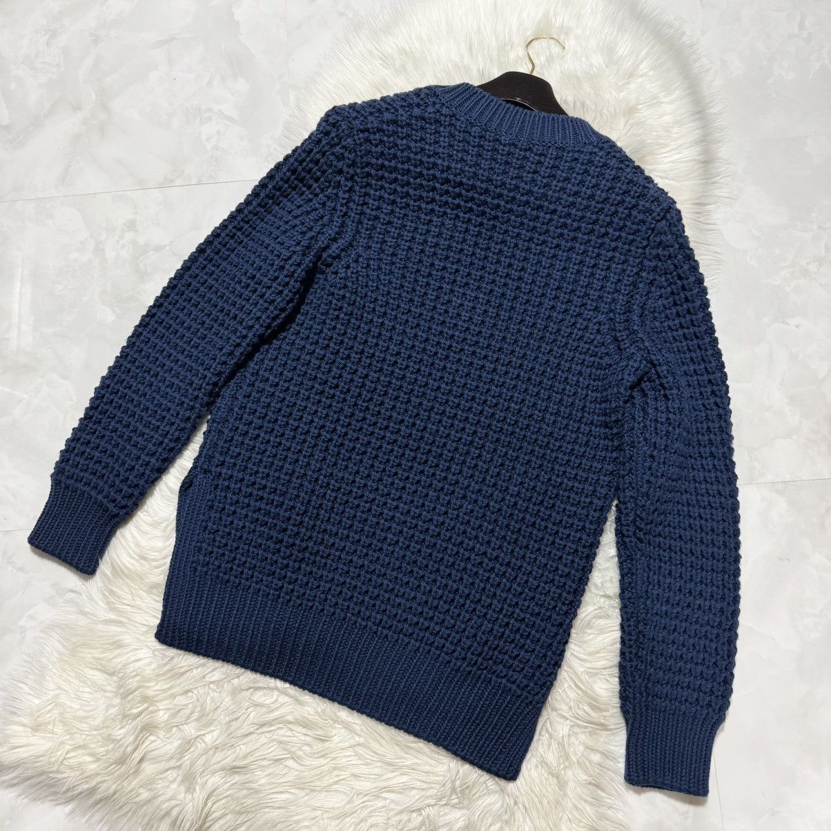 Louis Vuitton Auth Mint Condition Louis Vuitton Leather Patch Knit Sweater Size US M / EU 48-50 / 2 - 7 Thumbnail