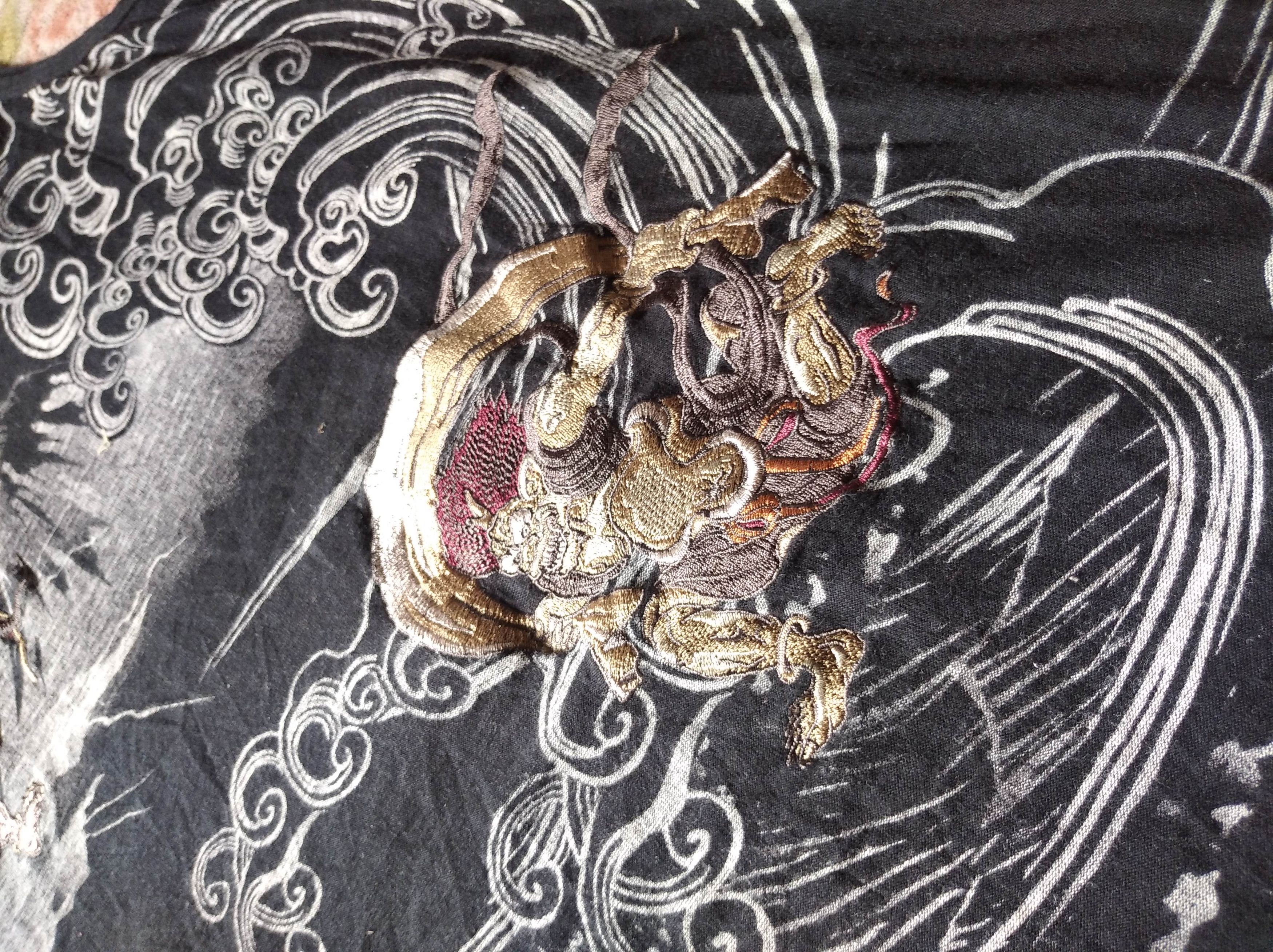 Karakuri sukajan ambroided tank top shirt