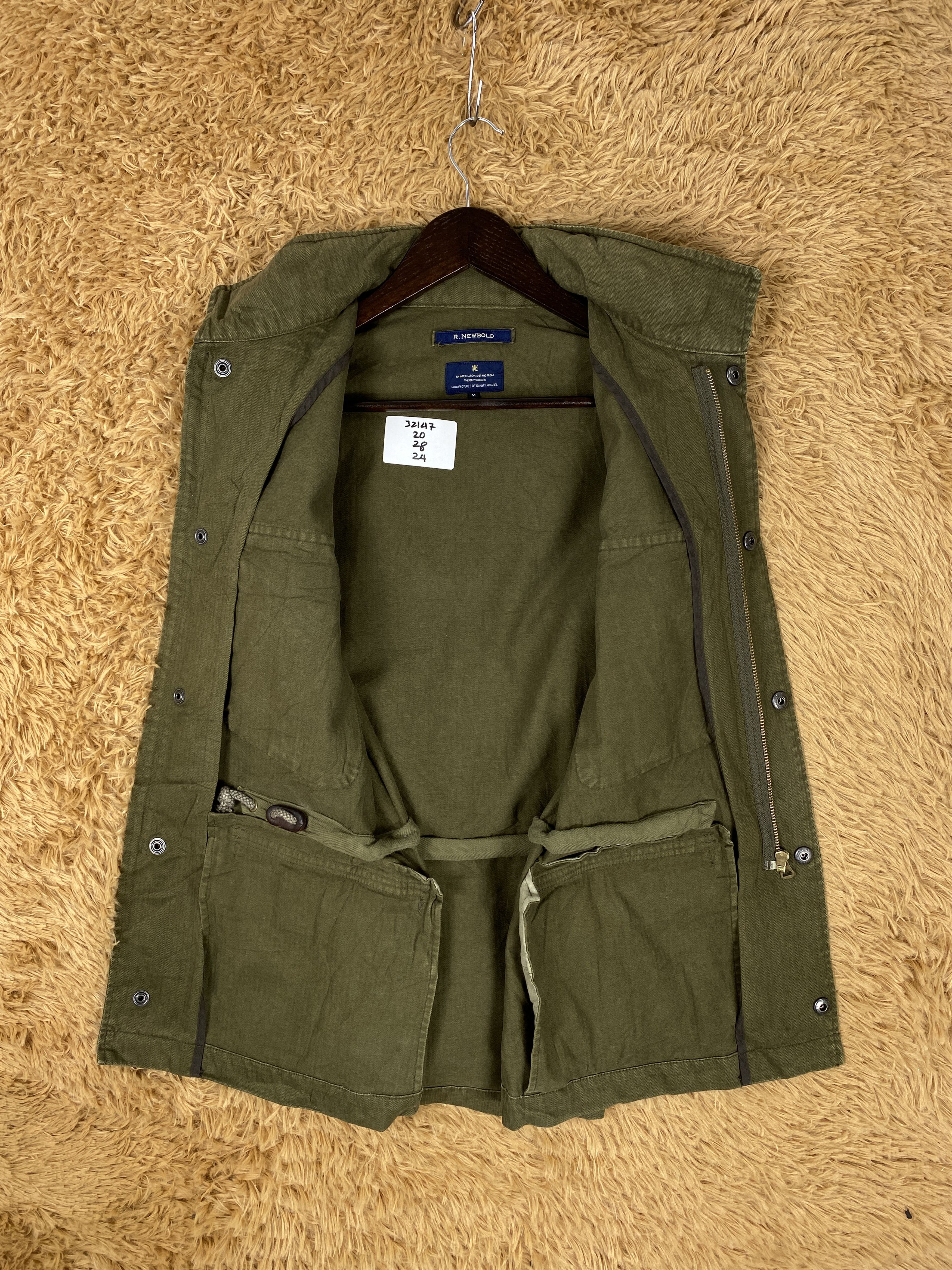 R.Newbold Vintage R. Newbold Rugged Military Jacket J2147 Size US S / EU 44-46 / 1 - 6 Thumbnail