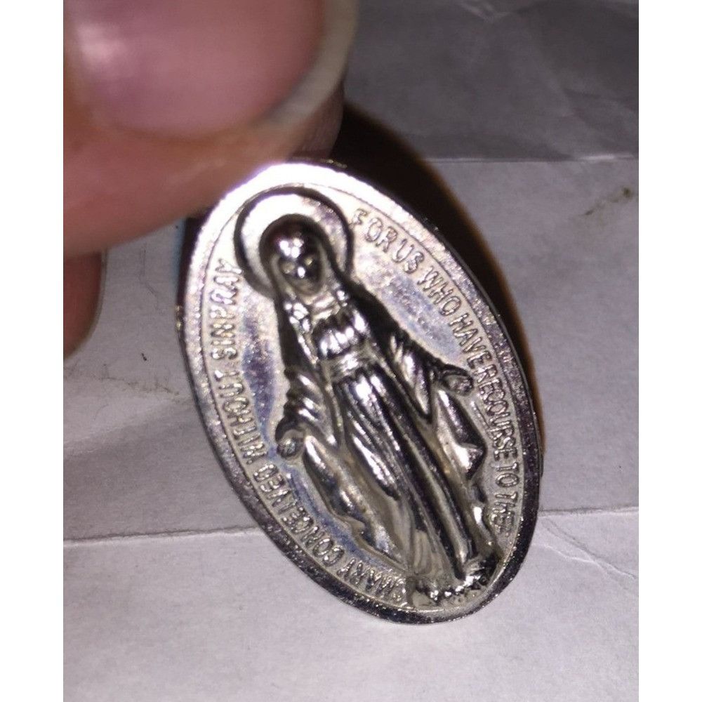 Other Holy Mother Religious pendant - Mary Conceived without sin - Size ONE SIZE - 5 Thumbnail