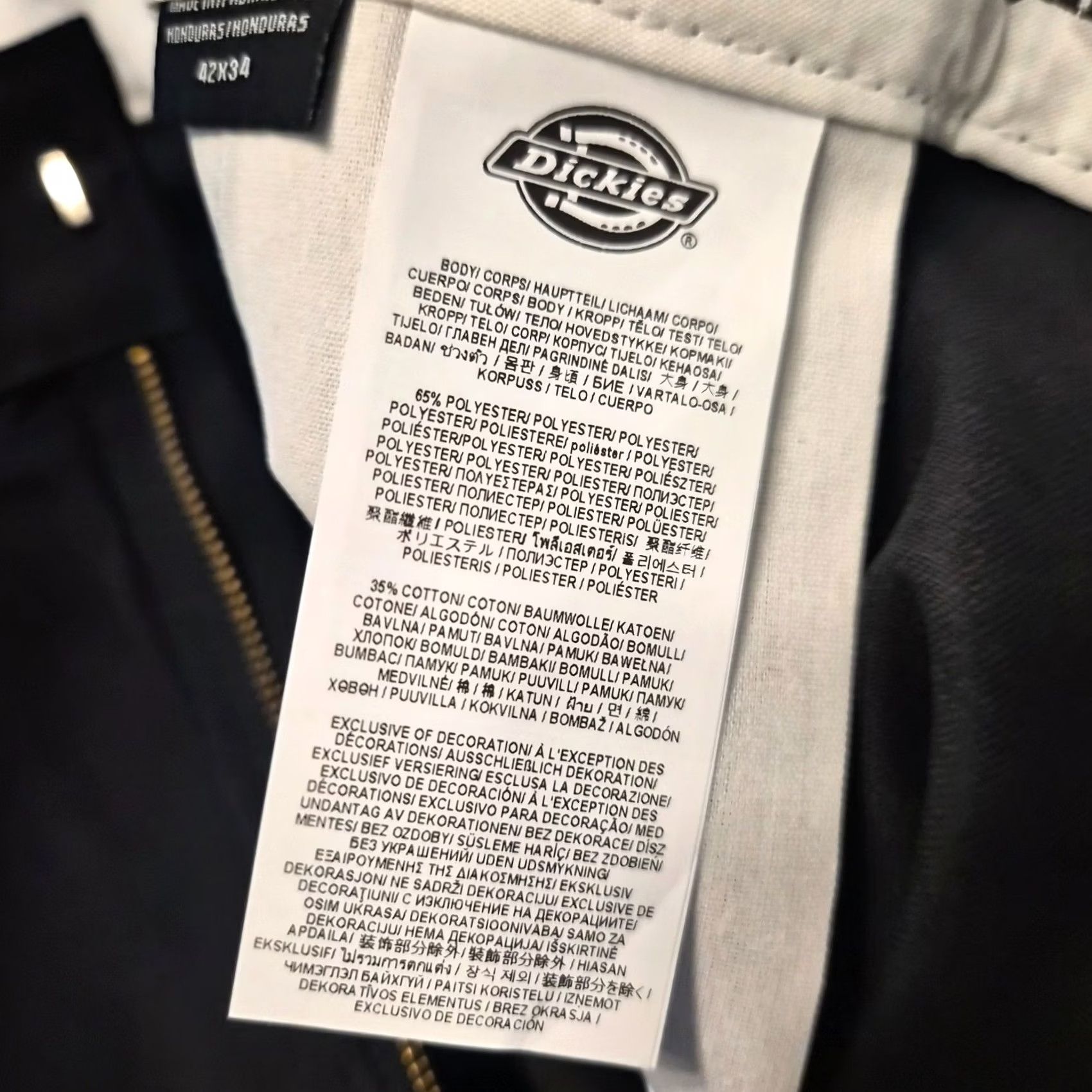 Dickies Dickies Original Fit 874 Pants Men's 42x34 Black Workwear NWT G071 Size US 42 / EU 58 - 6 Thumbnail