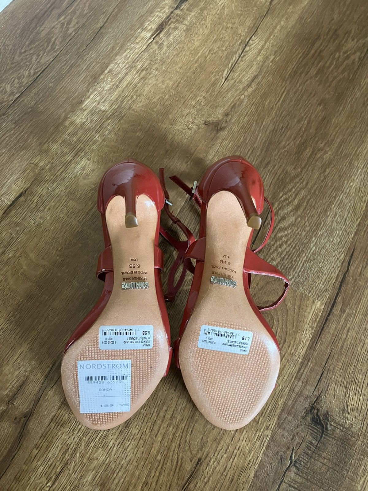 SCHUTZ SCHUTZ Women's Rania Scarlet, 6.5 Heeled Sandal NWOB Size US 6.5 / IT 36.5 - 8 Thumbnail