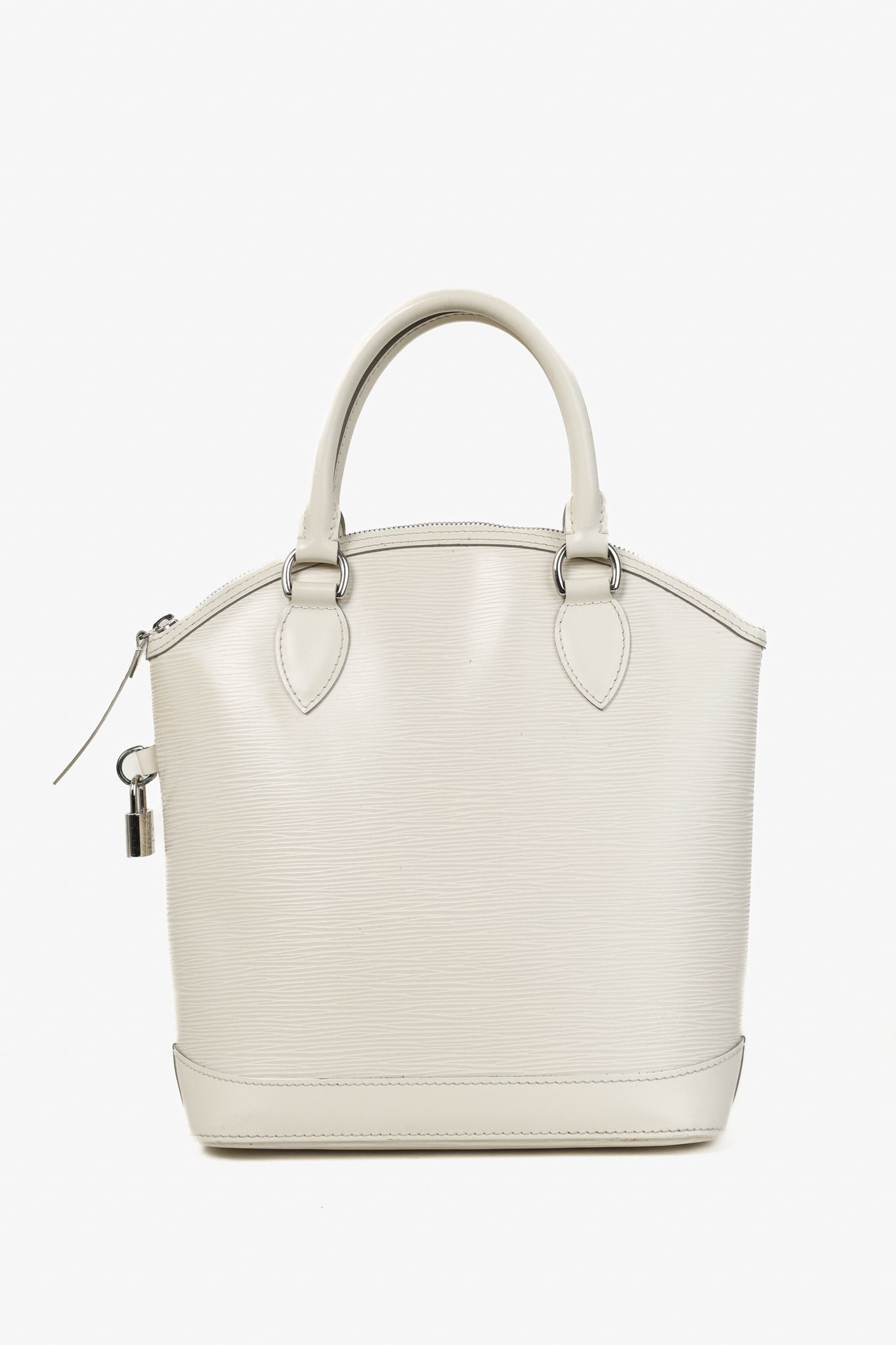Louis Vuitton Louis Vuitton Vintage White Epi Lockit Bag Size ONE SIZE - 1 Thumbnail