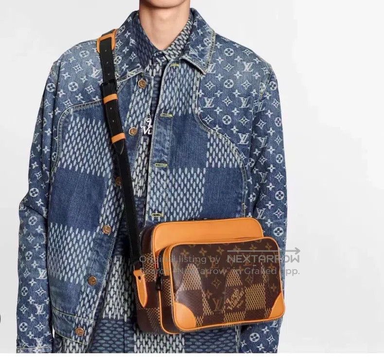 Louis Vuitton Louis Vuitton XNigo2 co-branded logo full-print blue cotto Size US M / EU 48-50 / 2 - 9 Thumbnail