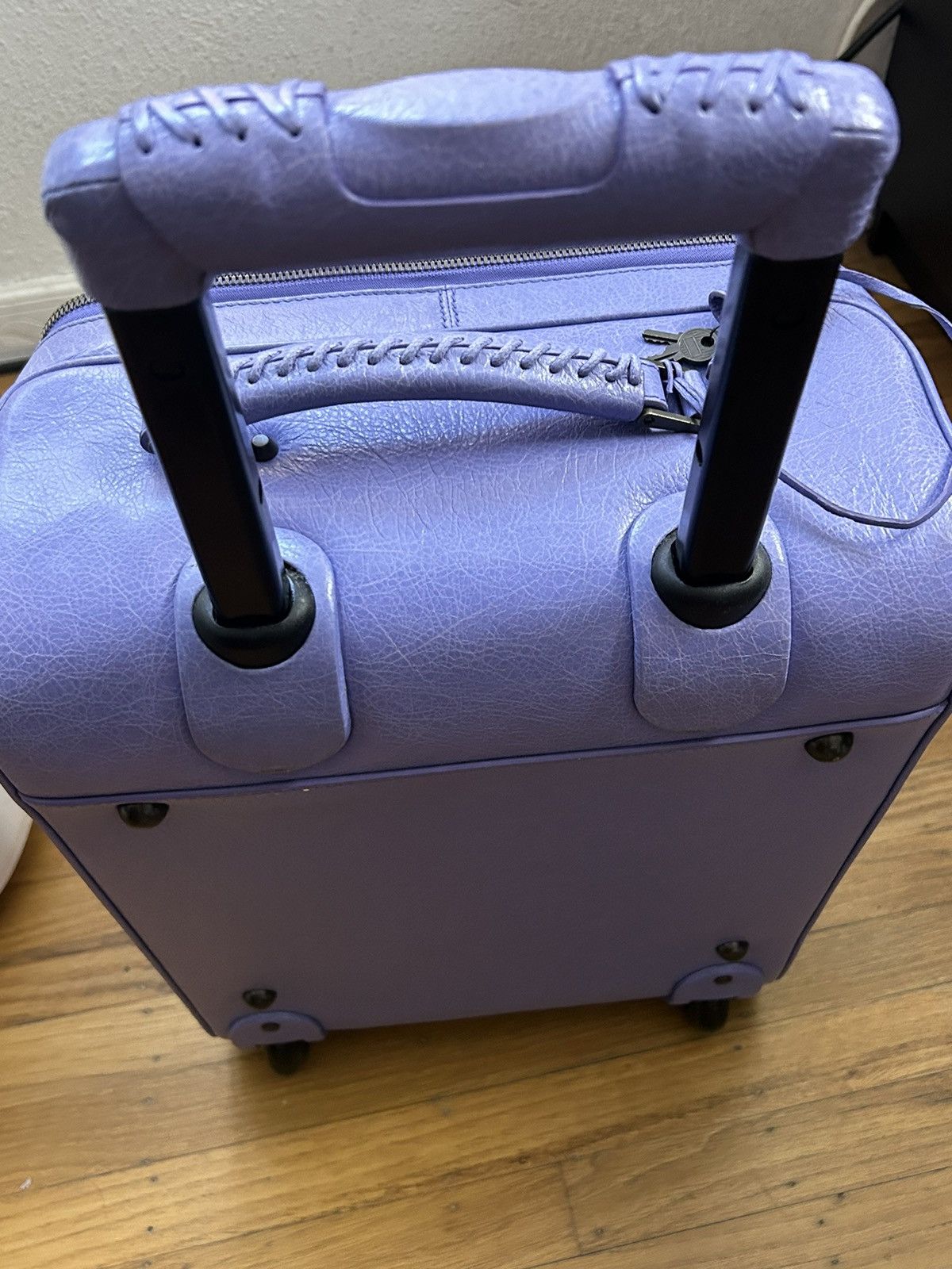 Balenciaga balenciaga blue leather carry on luggage Size ONE SIZE - 4 Thumbnail