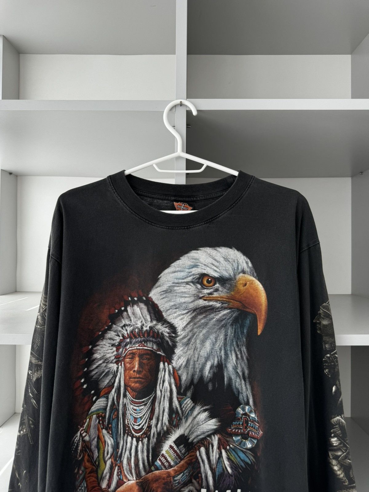 Band Tees × Vintage Rock Eagle Vintage Spirit of the Eagle Longsleeve Size US S / EU 44-46 / 1 - 2 Thumbnail