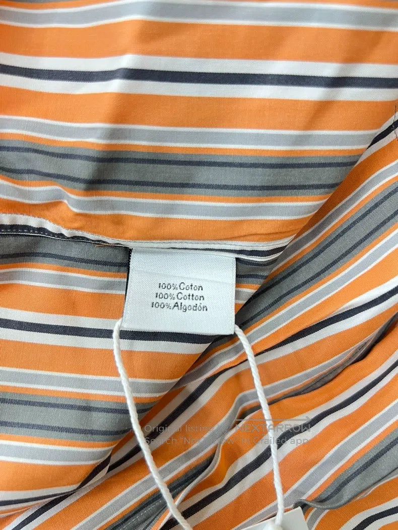 Hermes Hermes size 43 Striped double pocket shirt Size US XS / EU 42 / 0 - 4 Thumbnail