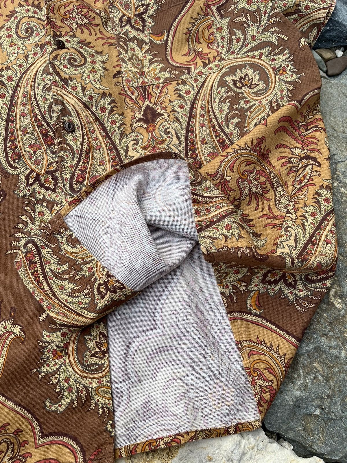 YMC YMC you must create malick paisley full print shirt Size US L / EU 52-54 / 3 - 13 Thumbnail