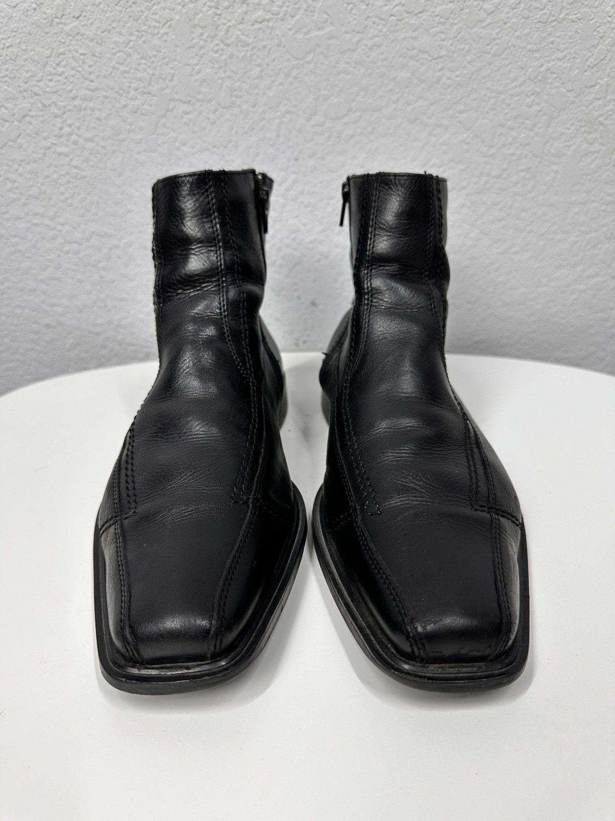 14th Addiction Vintage AS 98 Leather Black Boots Guidi Rick Owen Style GOA Size US 10 / EU 43 - 4 Thumbnail
