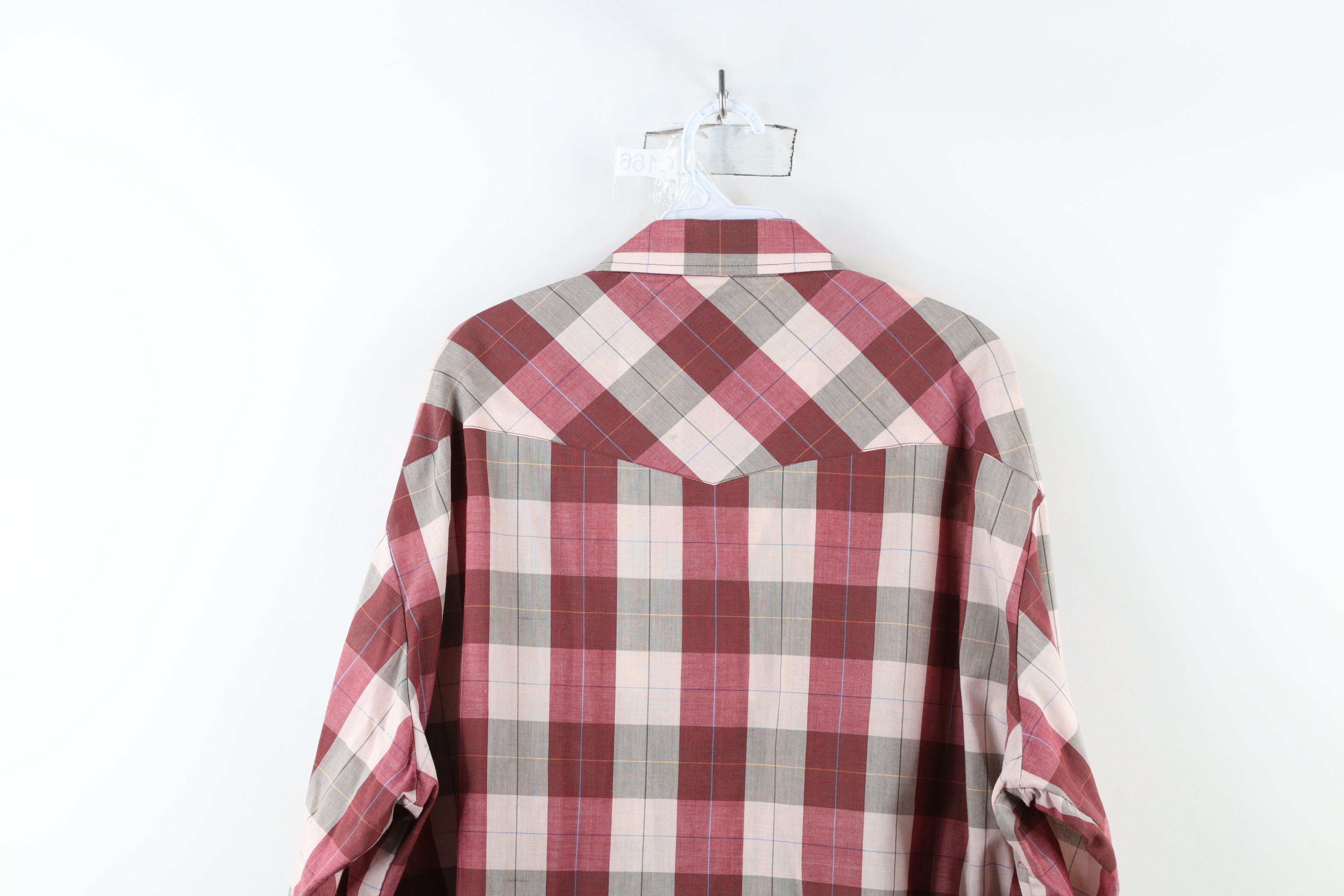 Vintage Vintage 90s Streetwear Western Cowboy Snap Button Shirt Size US XXL / EU 58 / 5 - 12 Thumbnail