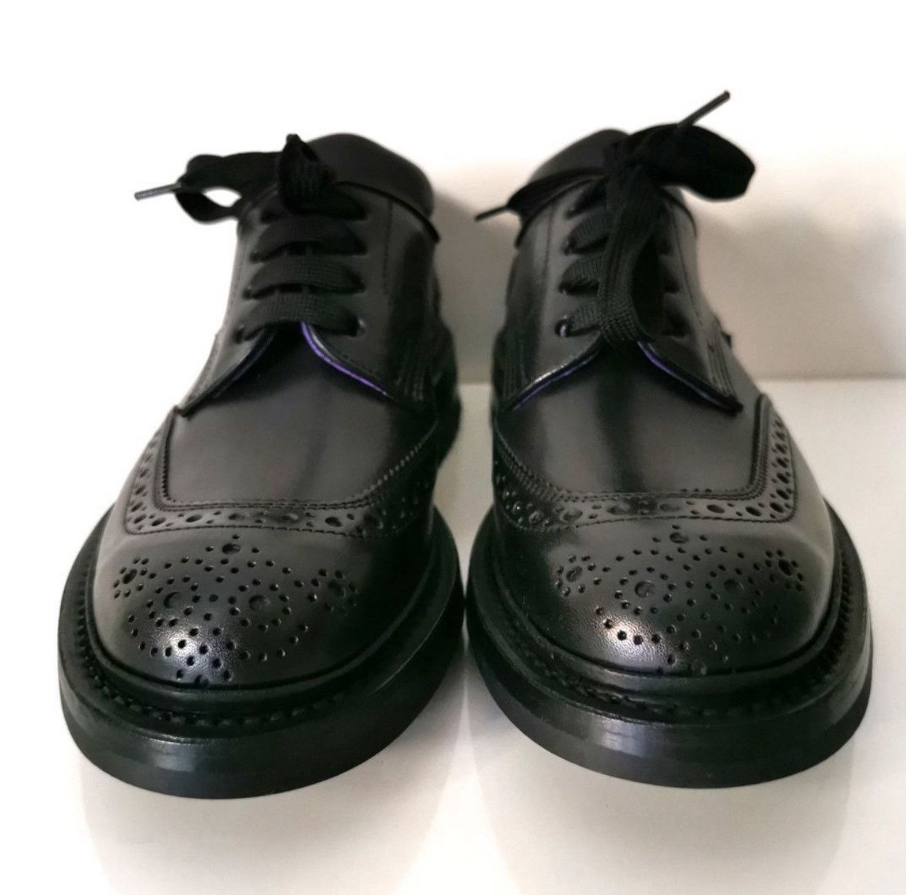 Burberry Burberry x Tricker’s Leather Derby Shoes – UK 4 / EU 36 – Size US 5 / EU 37 - 3 Thumbnail