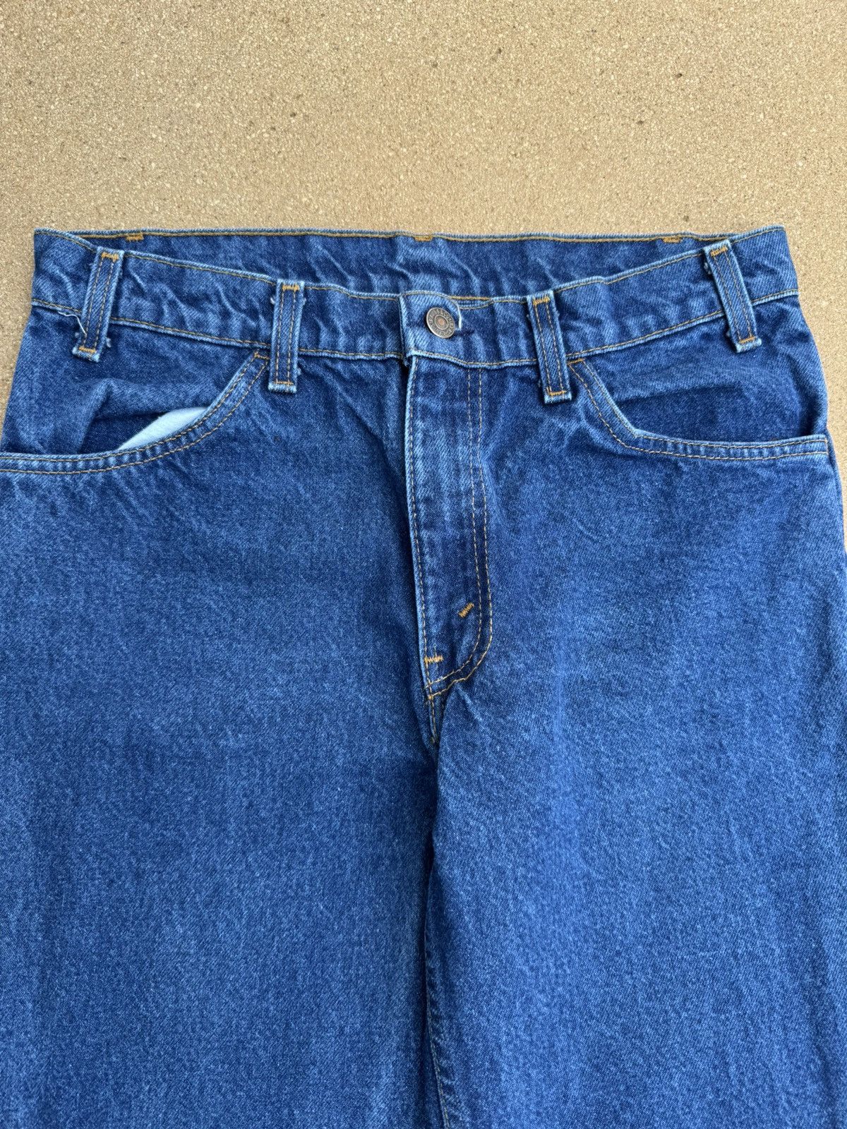 Levi's Vtg 80’s Levi’s 684 Orange Tab Bellbottom Flare Jeans 31x28 Size US 31 - 4 Thumbnail