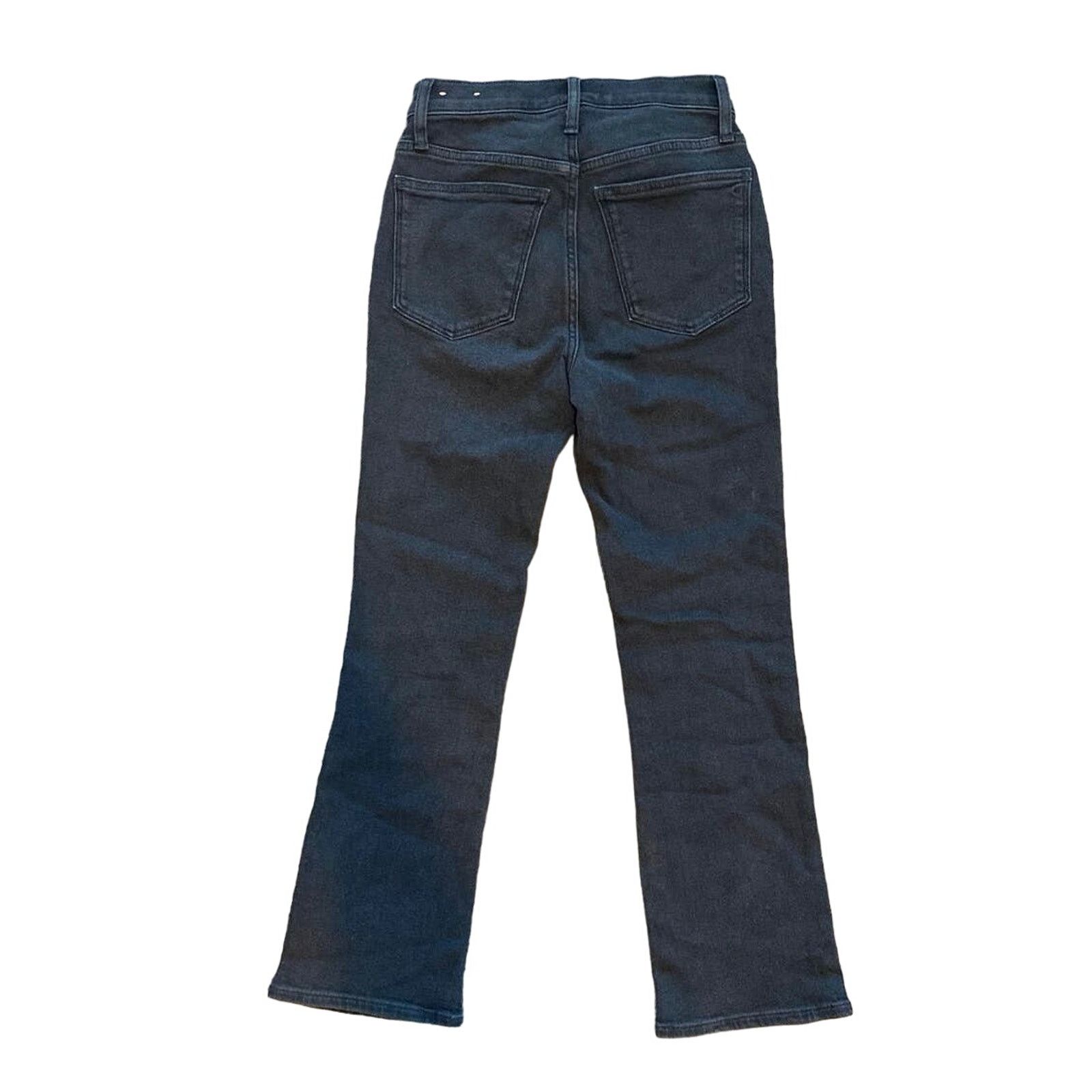 Madewell NWT Madewell Mid Rise Kick Out Jeans Black/Gray Wash Size 24 Size 24" / US 00 / IT 34 - 8 Thumbnail