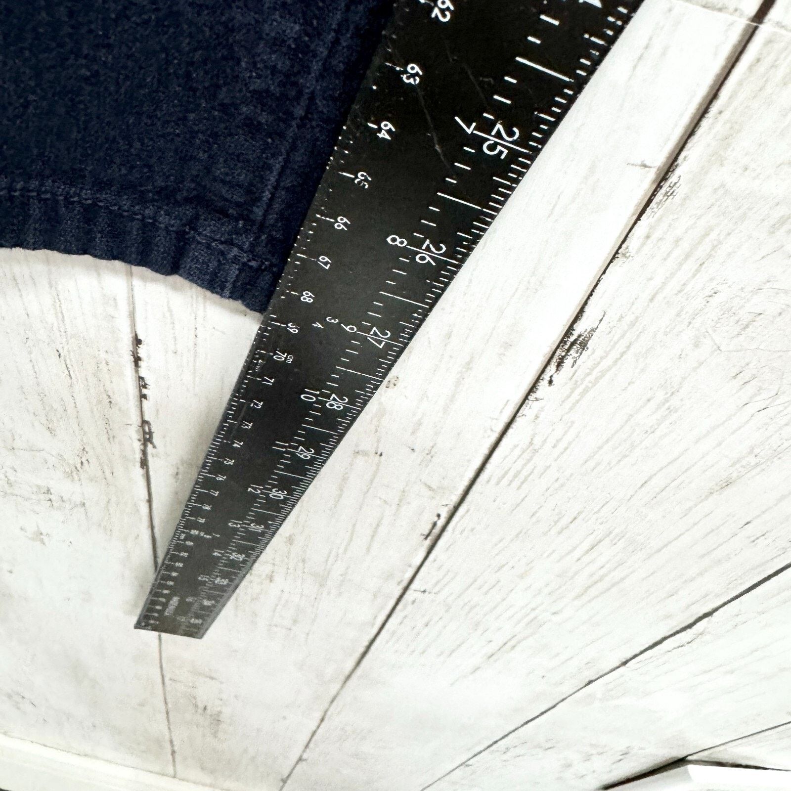 Loft Loft Pants Sz 0 Dark Navy Denim High Rise Relaxed Straight Size 25" / US 0 / IT 36 - 4 Thumbnail