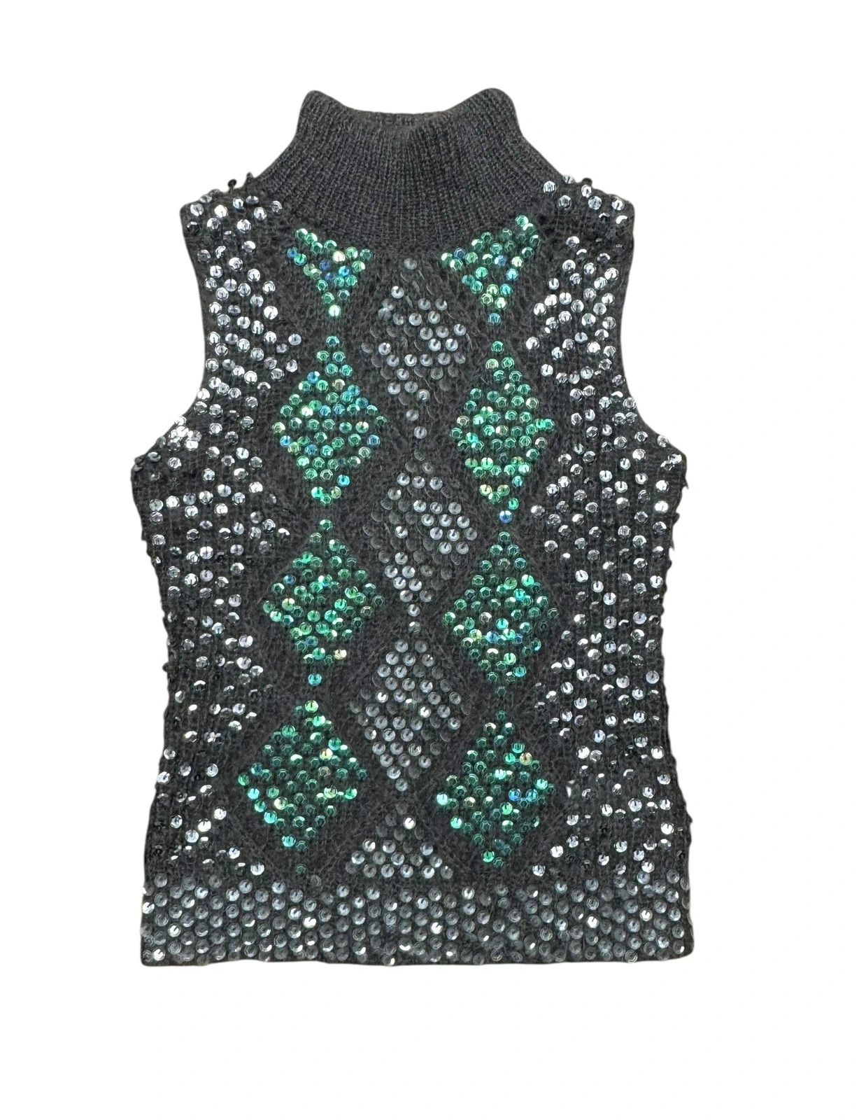Laura Biagiotti Laura Biagiotti Mohair Vest Emblished size US2 IT38 Size XS / US 0-2 / IT 36-38 - 9 Thumbnail