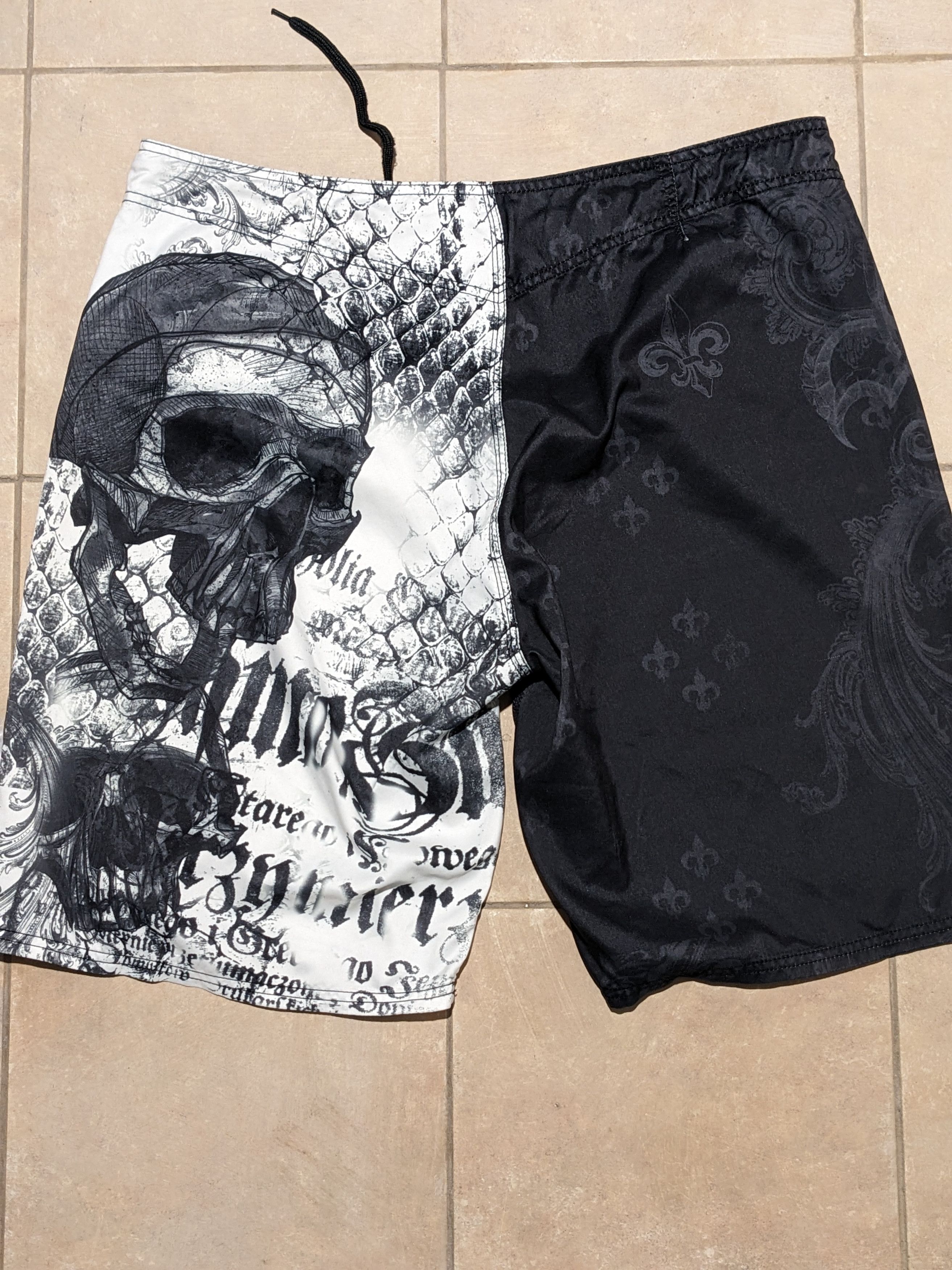 Tapout × Vintage Vintage Y2K MMA Elite Skull Size X-Large Board Shorts Size US 40 / EU 56 - 6 Thumbnail