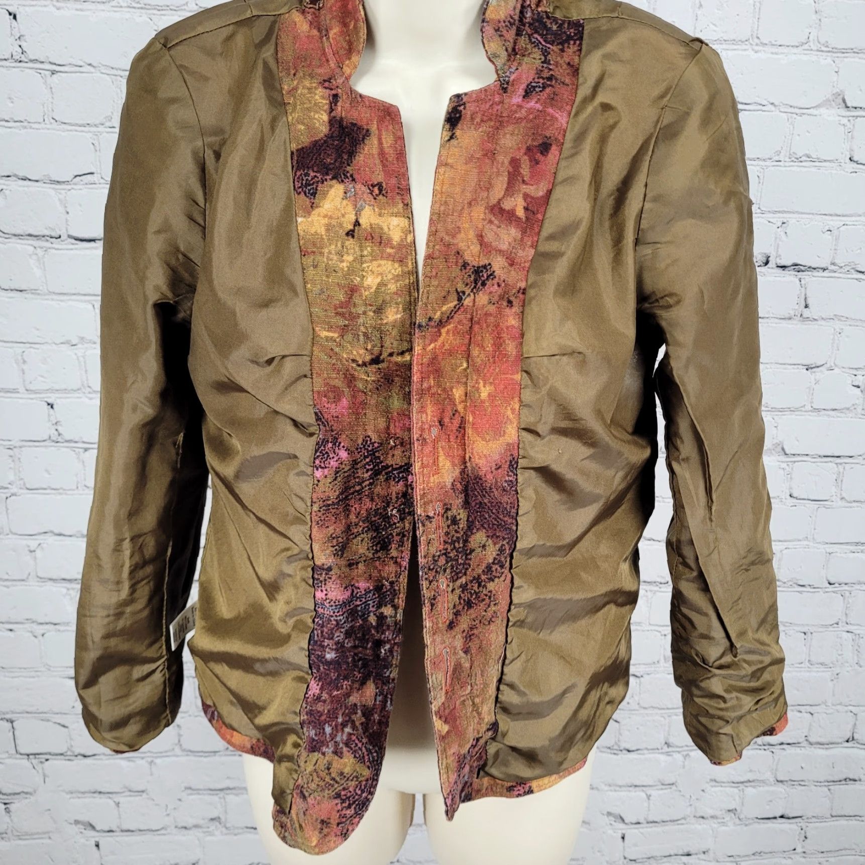 Coldwater Creek Coldwater Creek Multicolor Cotton Stretch Lightweight Buttoned Jacket Size 6P Size M / US 6-8 / IT 42-44 - 5 Thumbnail