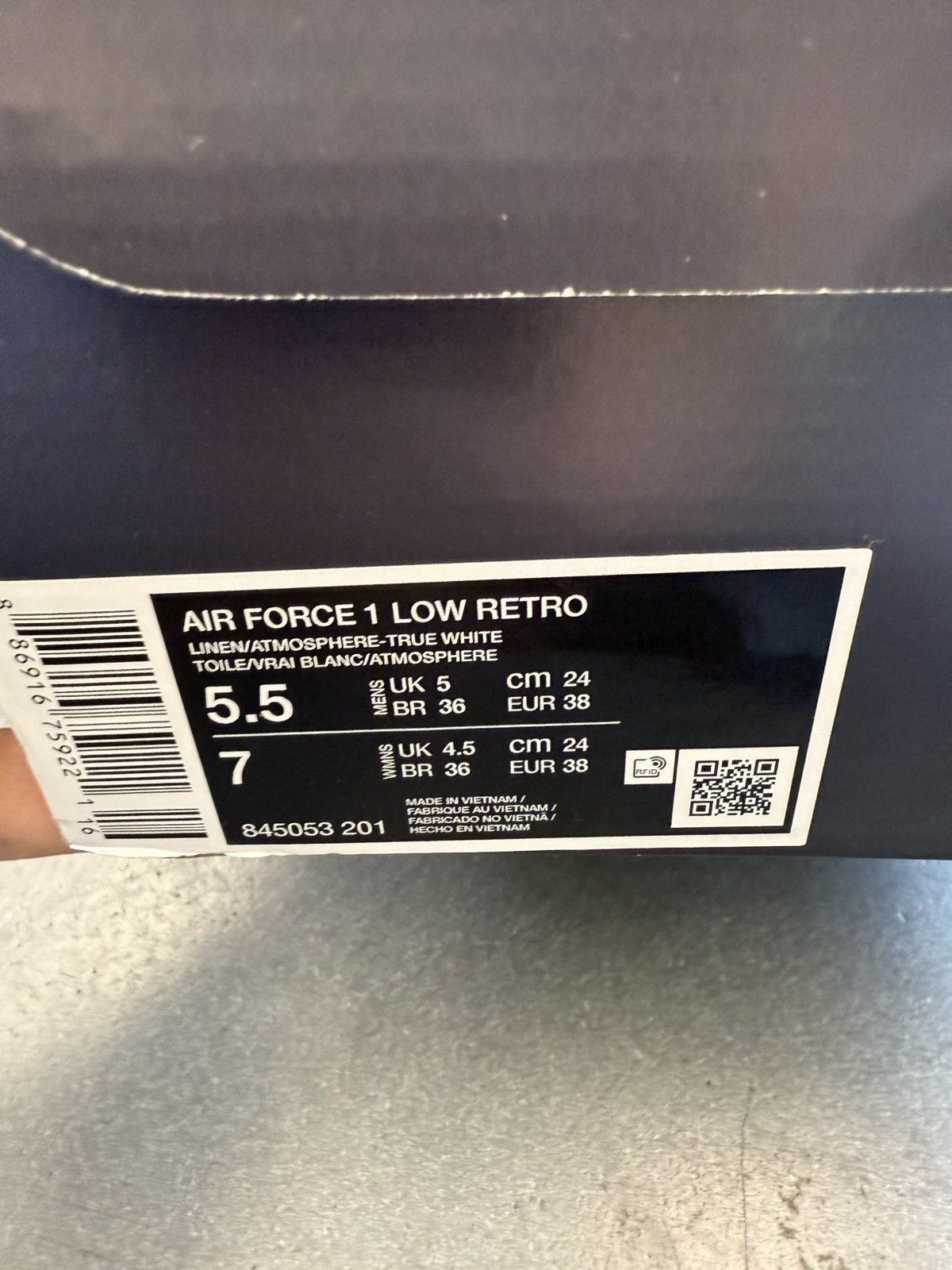 Nike 2024 Nike Air Force 1 Low Linen Size US 5.5 / EU 38 - 13 Thumbnail