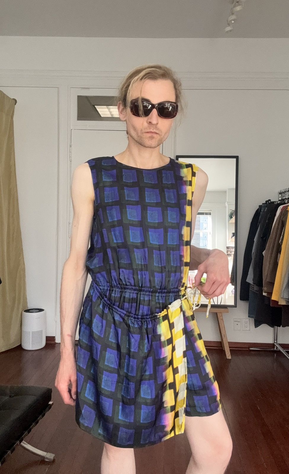 Dries Van Noten Dries Van Noten SS21 Len Lye Printed Romper w/ Apron Skirt Size 26" / US 2 / IT 38 - 5 Thumbnail