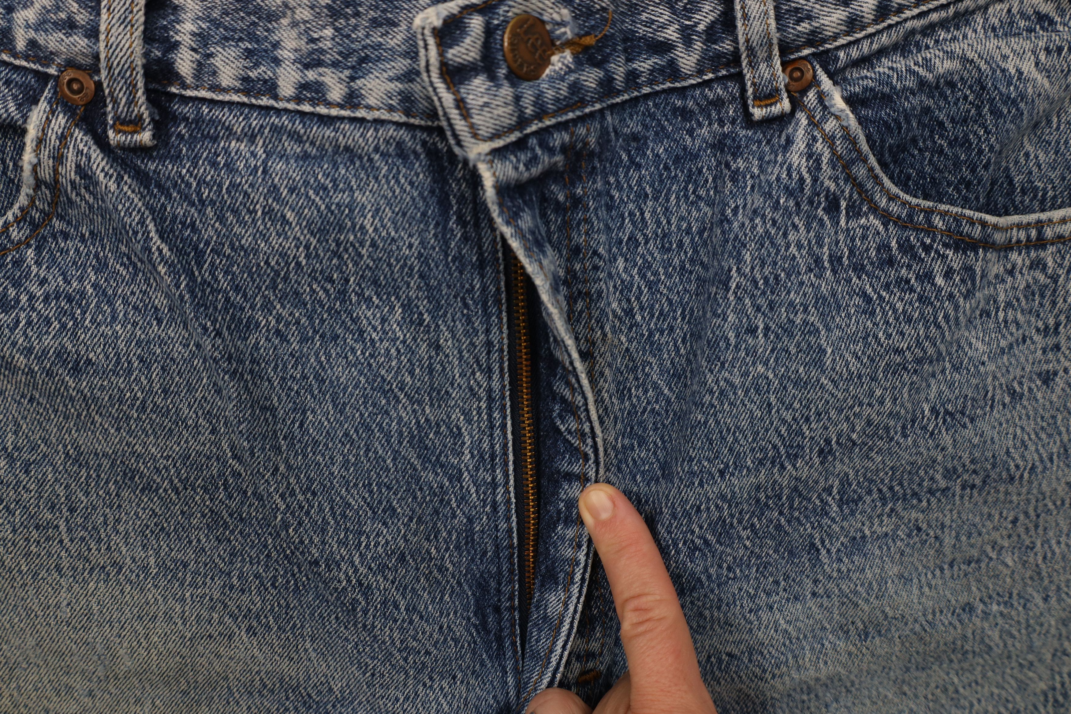 Lee Vintage 90s Lee Acid Wash Straight Leg Denim Jeans USA Size US 38 / EU 54 - 8 Thumbnail